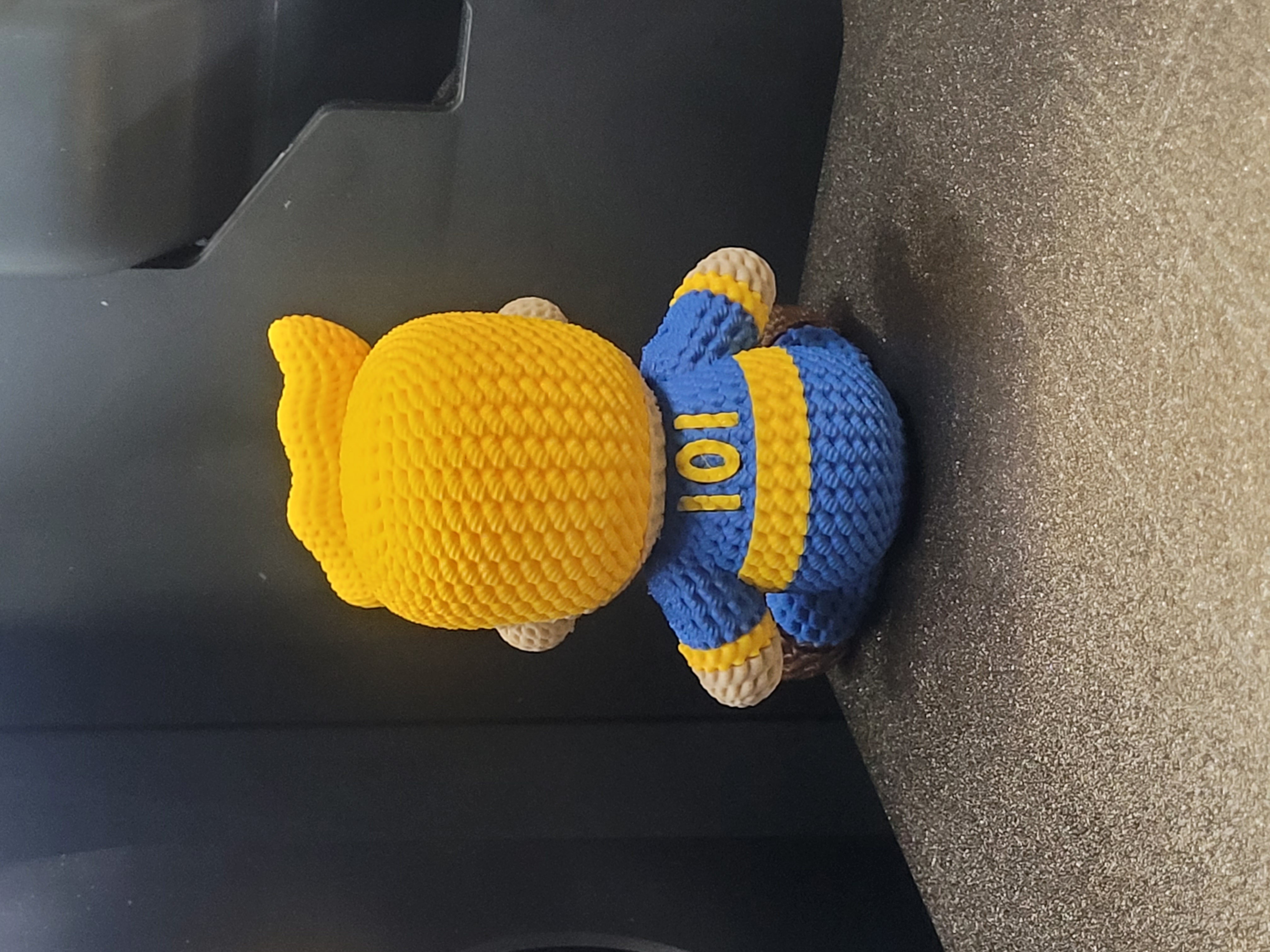 Vault Boy Knitted Figurine