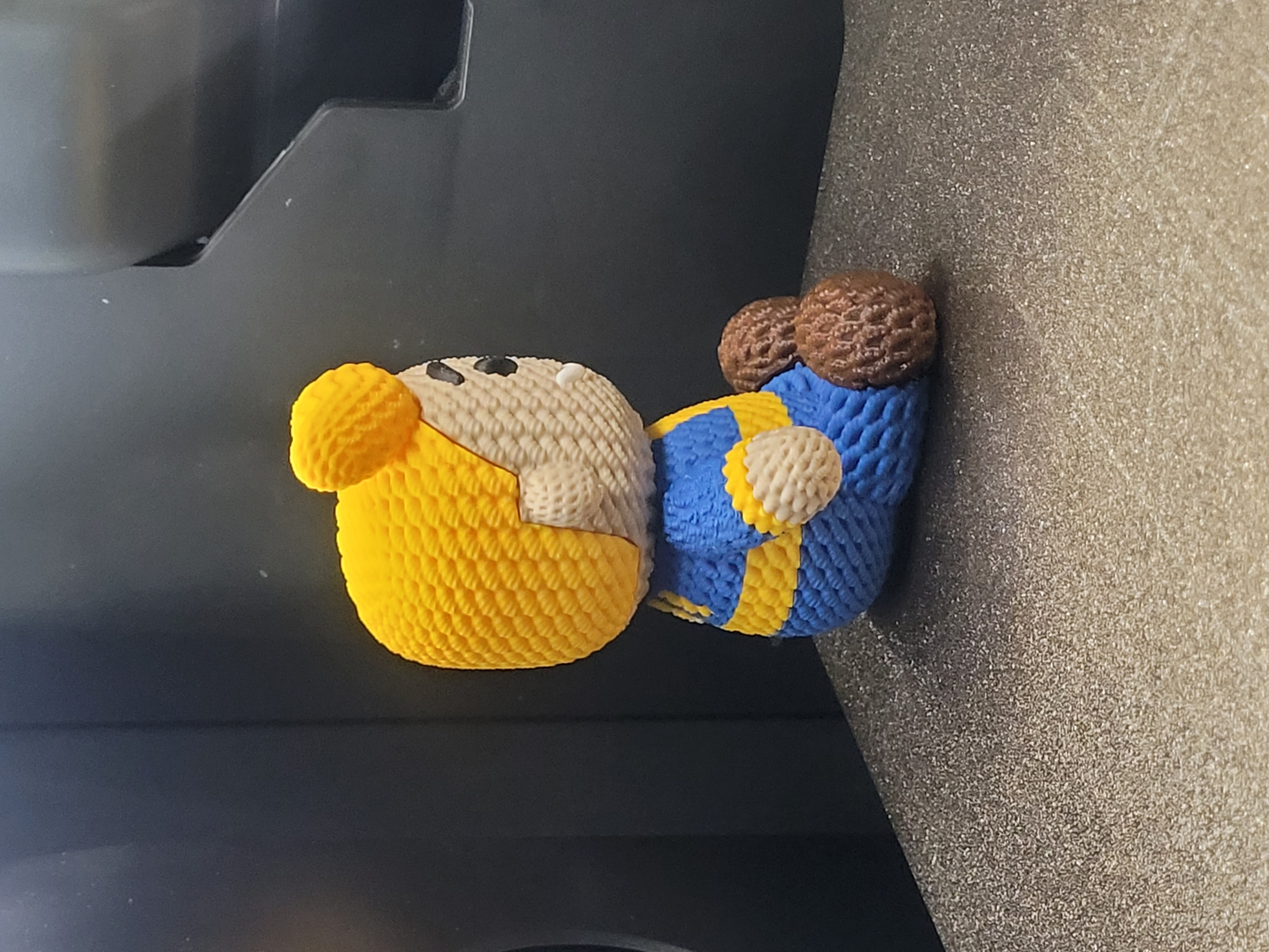 Vault Boy Knitted Figurine