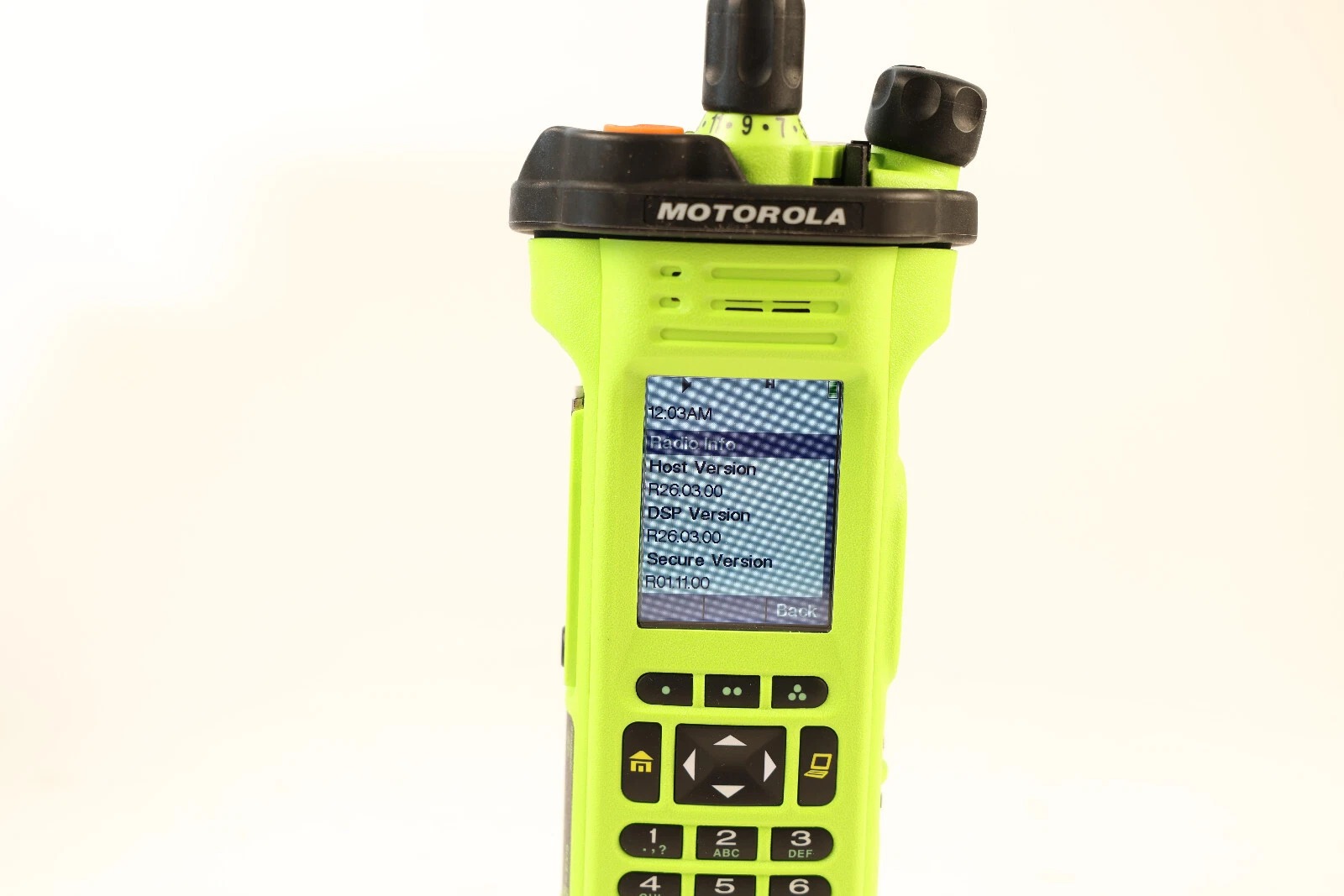 Motorola APX7000XE 3.5 UHF R1 / 700-800 FPP 5 Algo's w/ Bluetooth #Grn w/ Tag