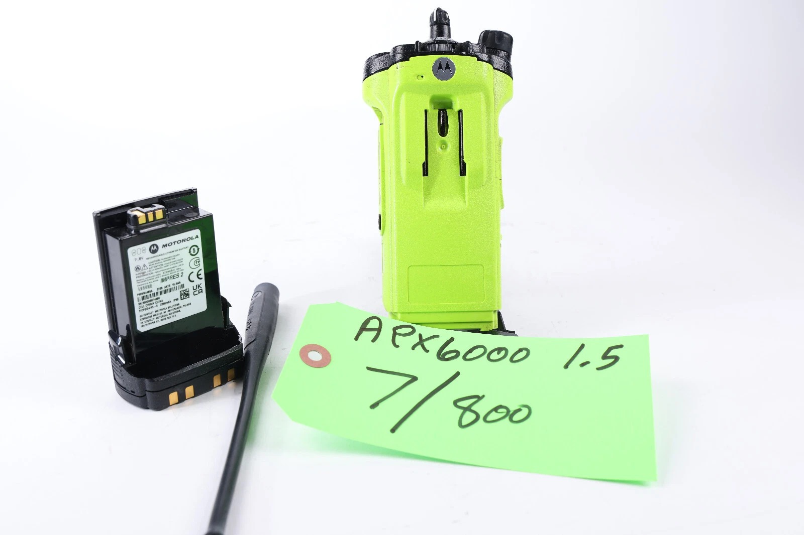 Motorola APX6000 7/800 (5) Algos *Green/ Black Model 1.5