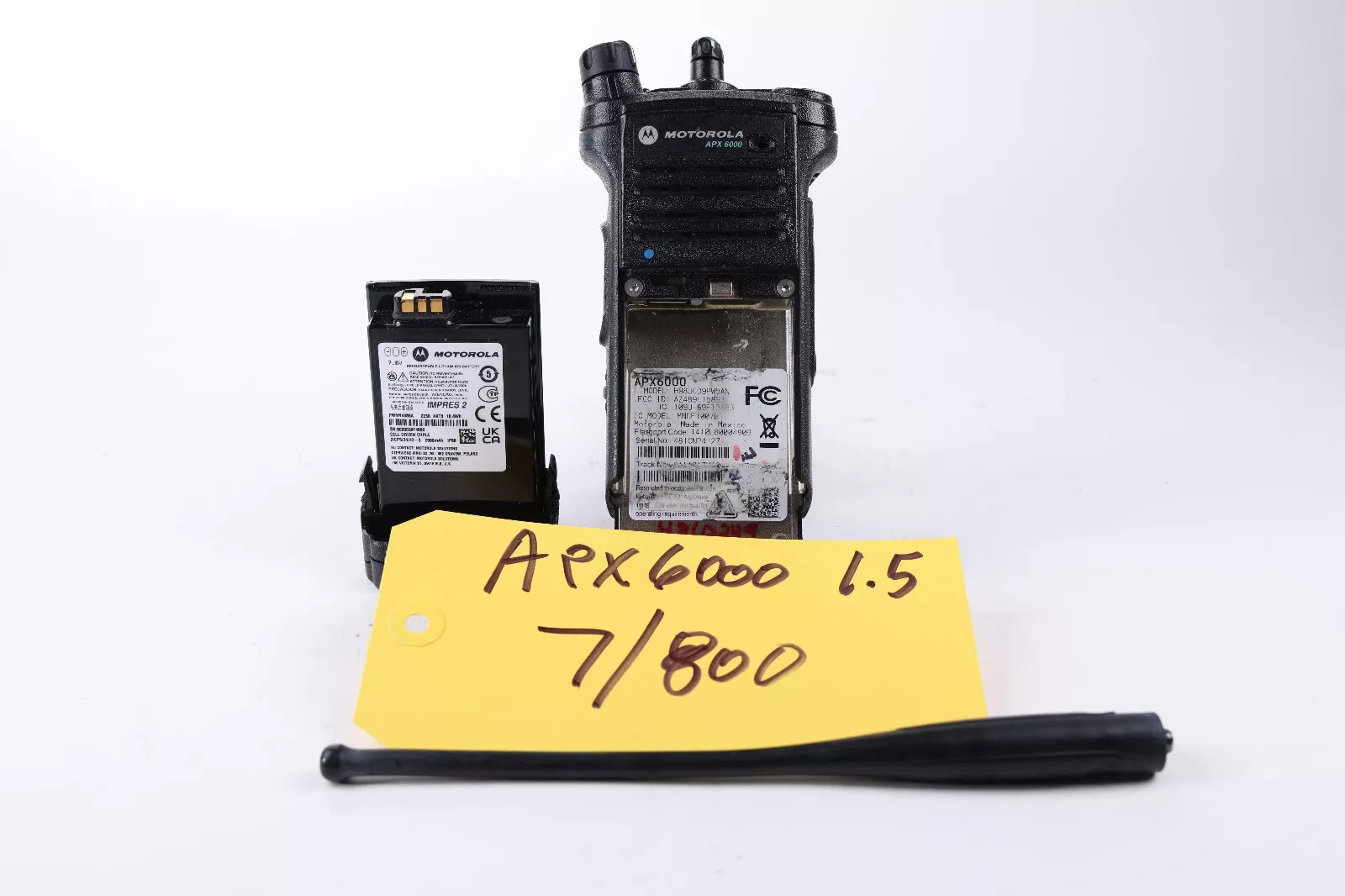 Motorola APX6000 7/800 (5) Algos *Black Model 1.5