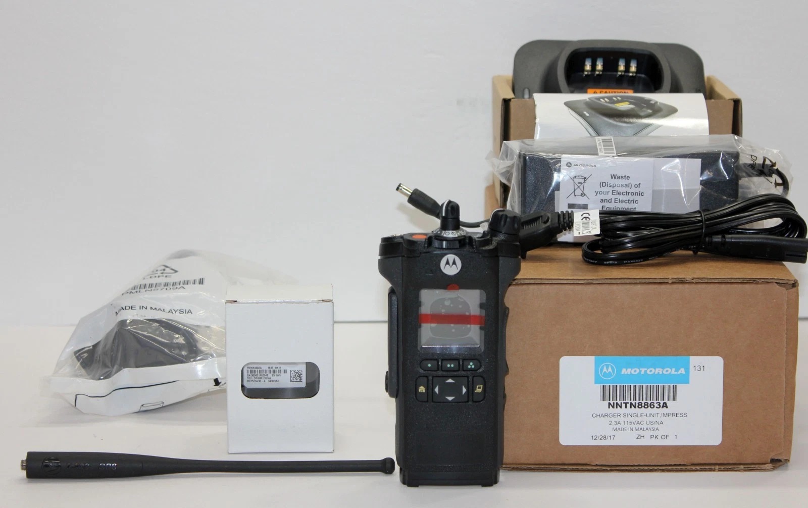 MOTOROLA APX APX6000 700 800 MHZ DIGITAL RADIO P25 PHASE I &II TDMA AES DES WIFI
