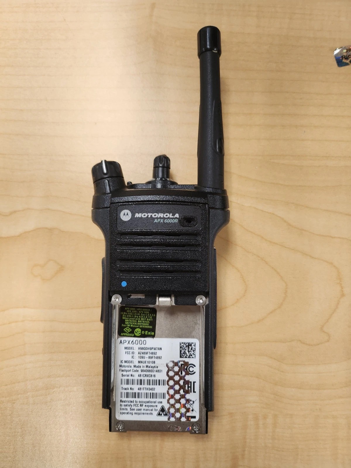 Motorola APX6000R UHF R1 380-470MHZ | H98QDH9PW7AN M3 | WITH TAGS