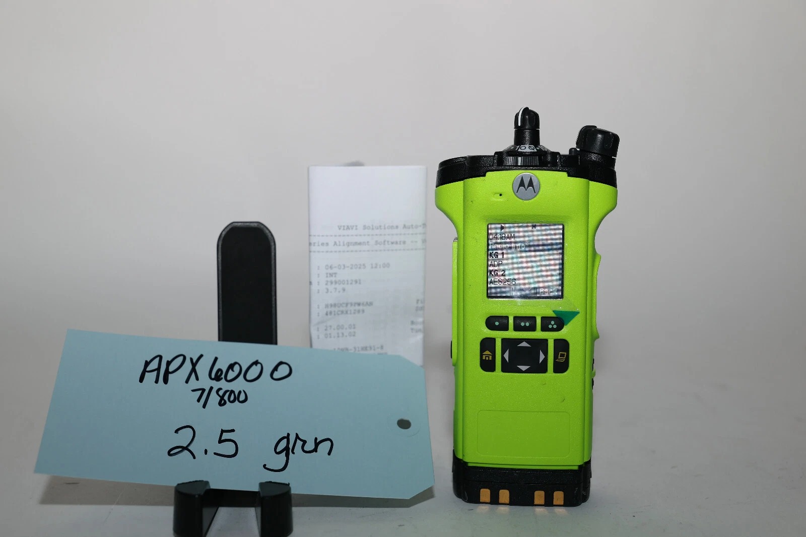 Motorola APX6000 700/800 Bluetooth GREEN 2.5 AES-256 w/Tags