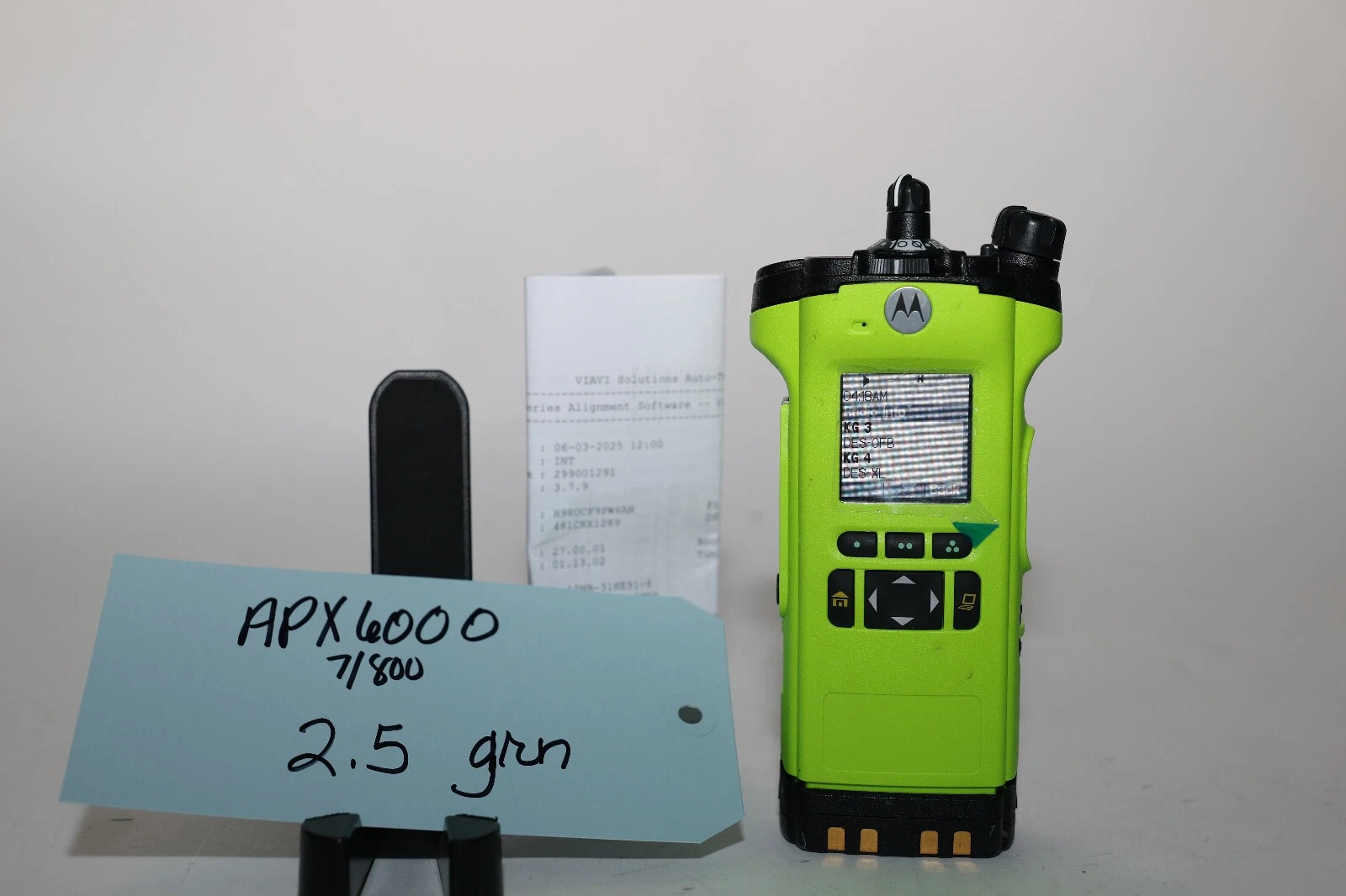 Motorola APX6000 700/800 Bluetooth GREEN 2.5 AES-256 w/Tags