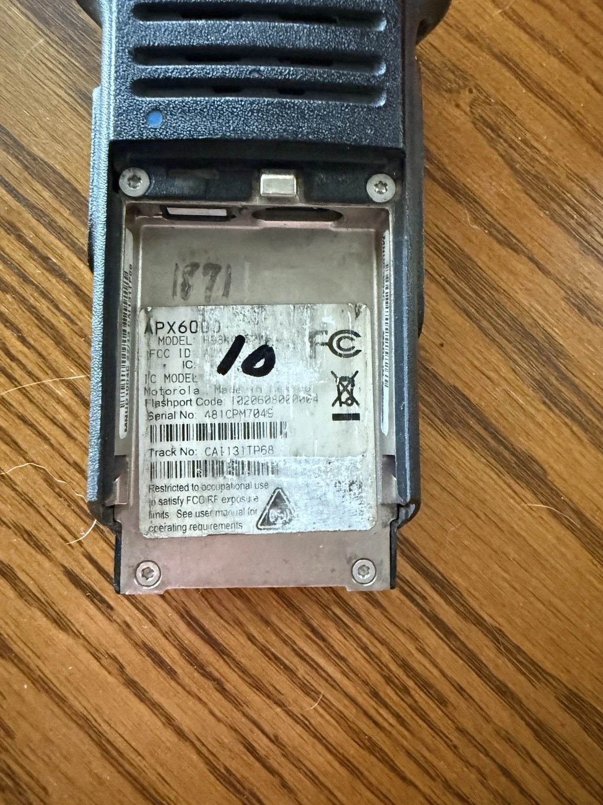 motorola apx 6000 vhf