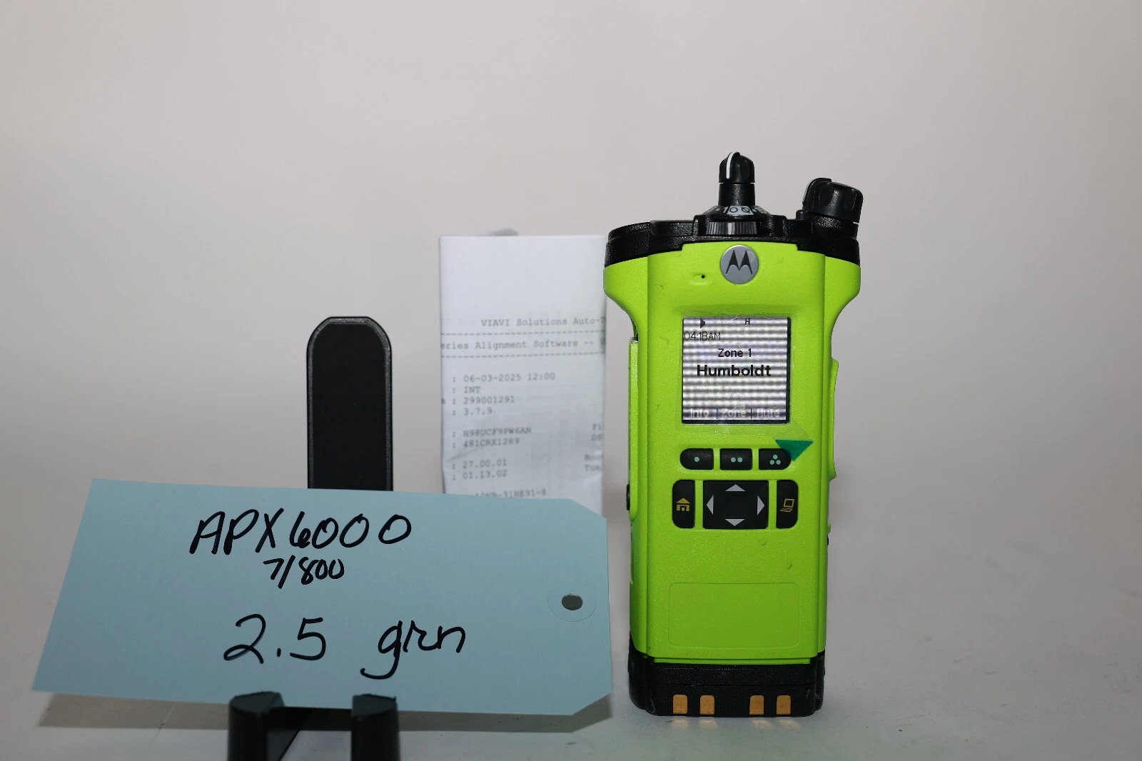 Motorola APX6000 700/800 Bluetooth GREEN 2.5 AES-256 w/Tags