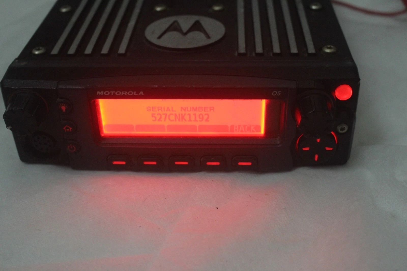 USED Motorola M25URS9PW1AN APX6500 700/800 Radio with O5 Dashmou TDMA