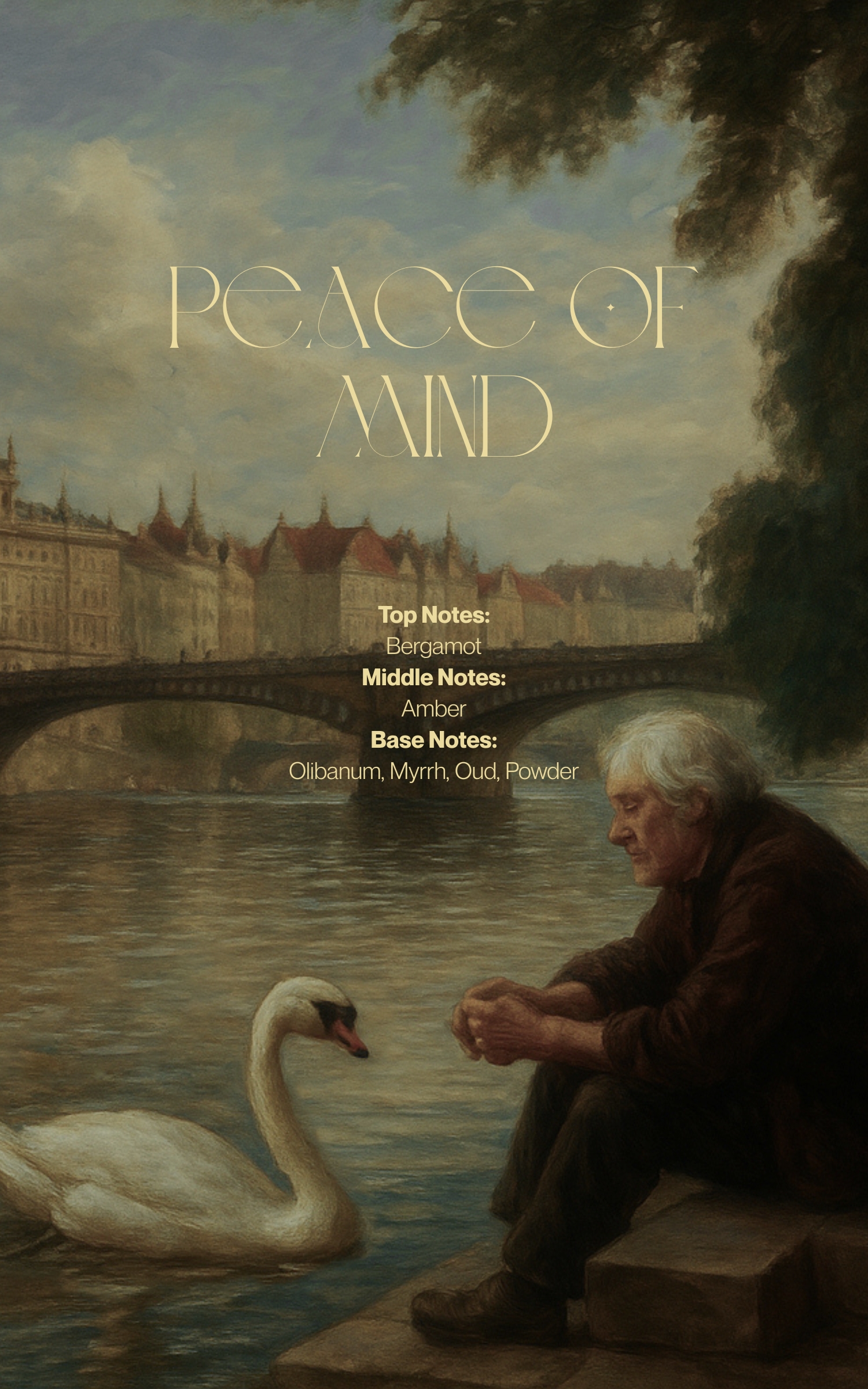 Natural scented candle "Peace of mind"