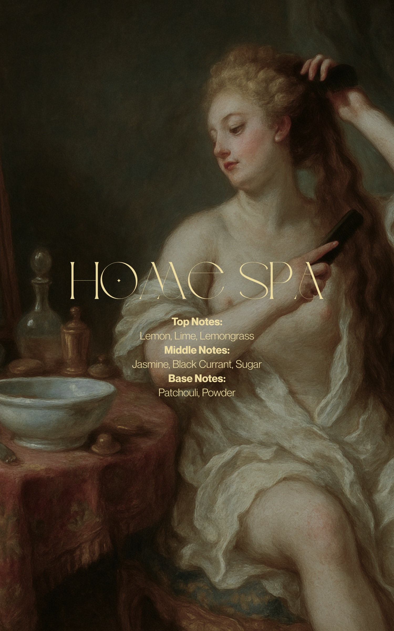 Natural scented candle "Home SPA"