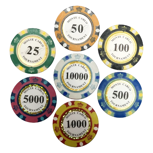 Žetonų rinkinys - Monte Carlo 500