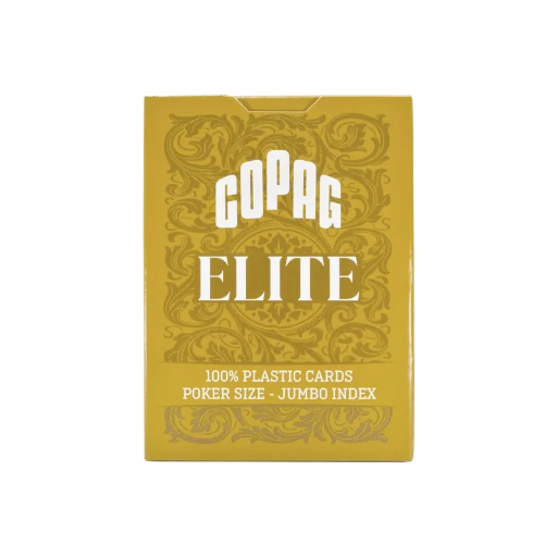 Žaidimų kortos - COPAG ELITE Jumbo - Auksinės