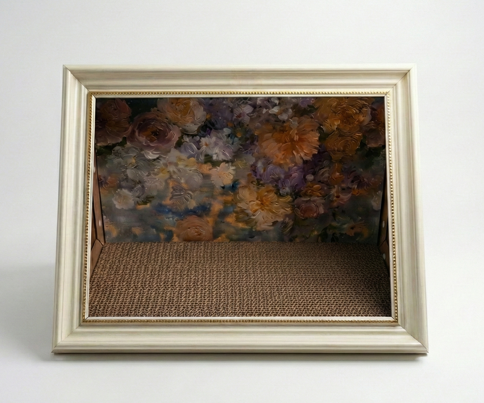 Camélia - Kratzbett mit Gemälde & Holzrahmen