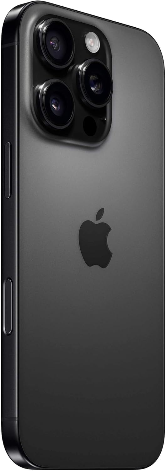 Apple iPhone 16 Pro Max, US Version, 512GB, Black Titanium - Unlocked (Renewed)