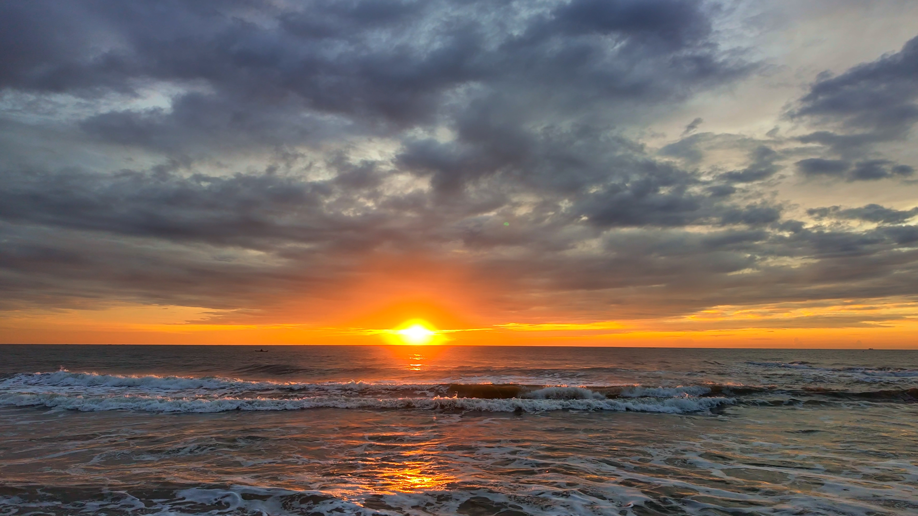 Sunrise Ocean Waves