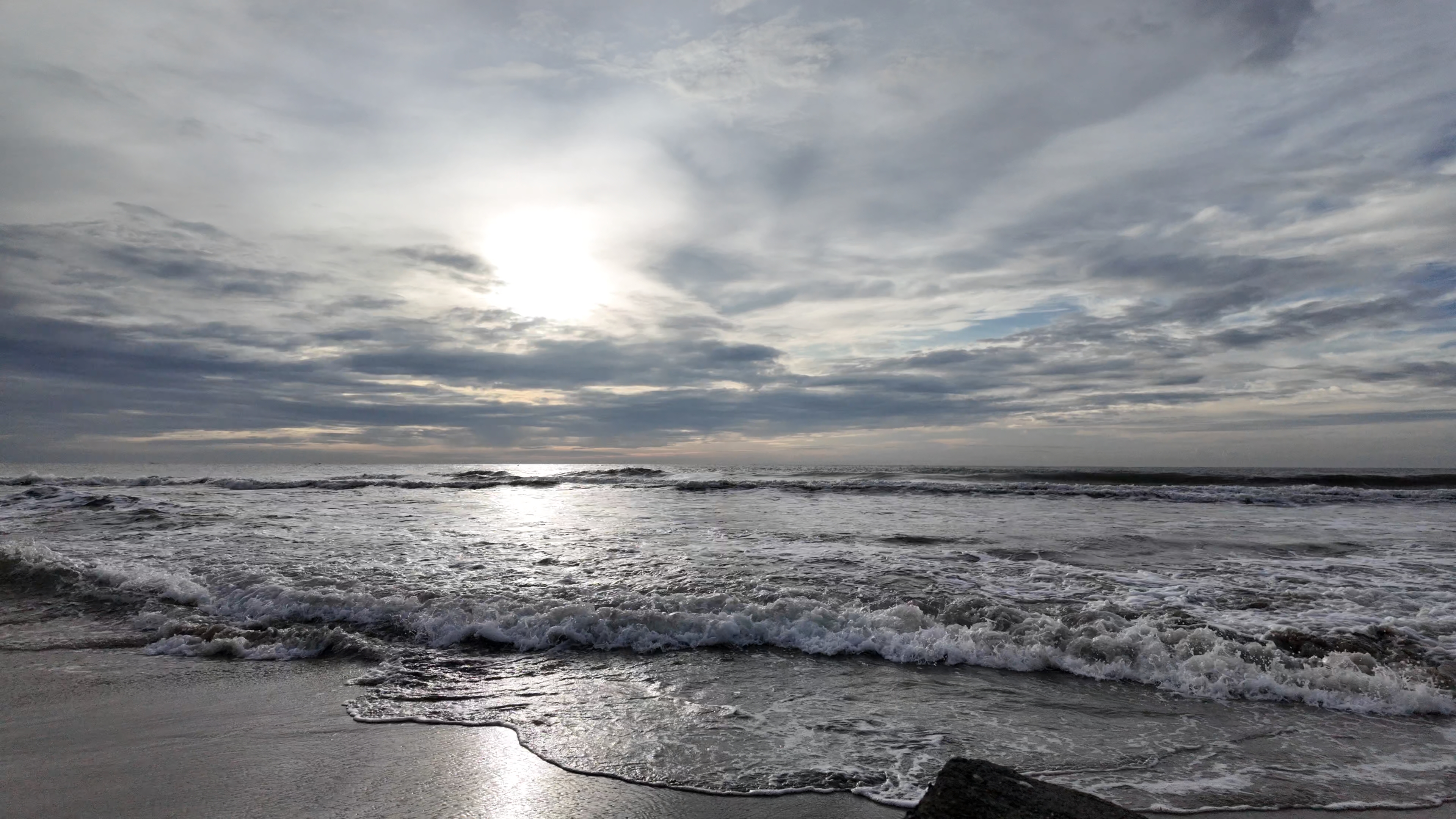 Sunrise waves nature clip | Morning waves sunrise 4k