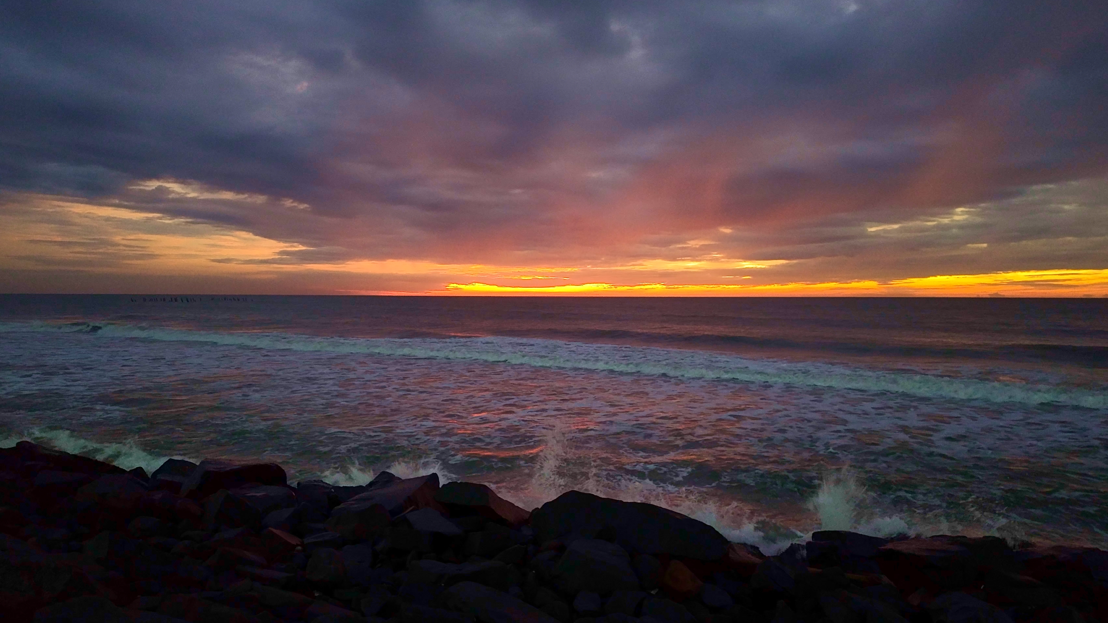 Sunrise Wave Footage