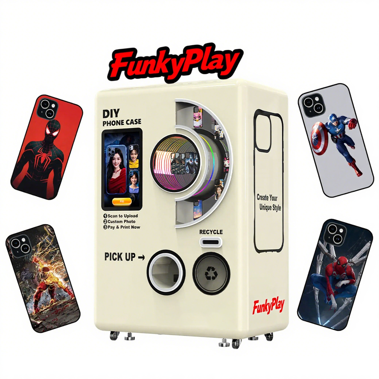 FunkyPlay DIY Phone Case Vending Machine