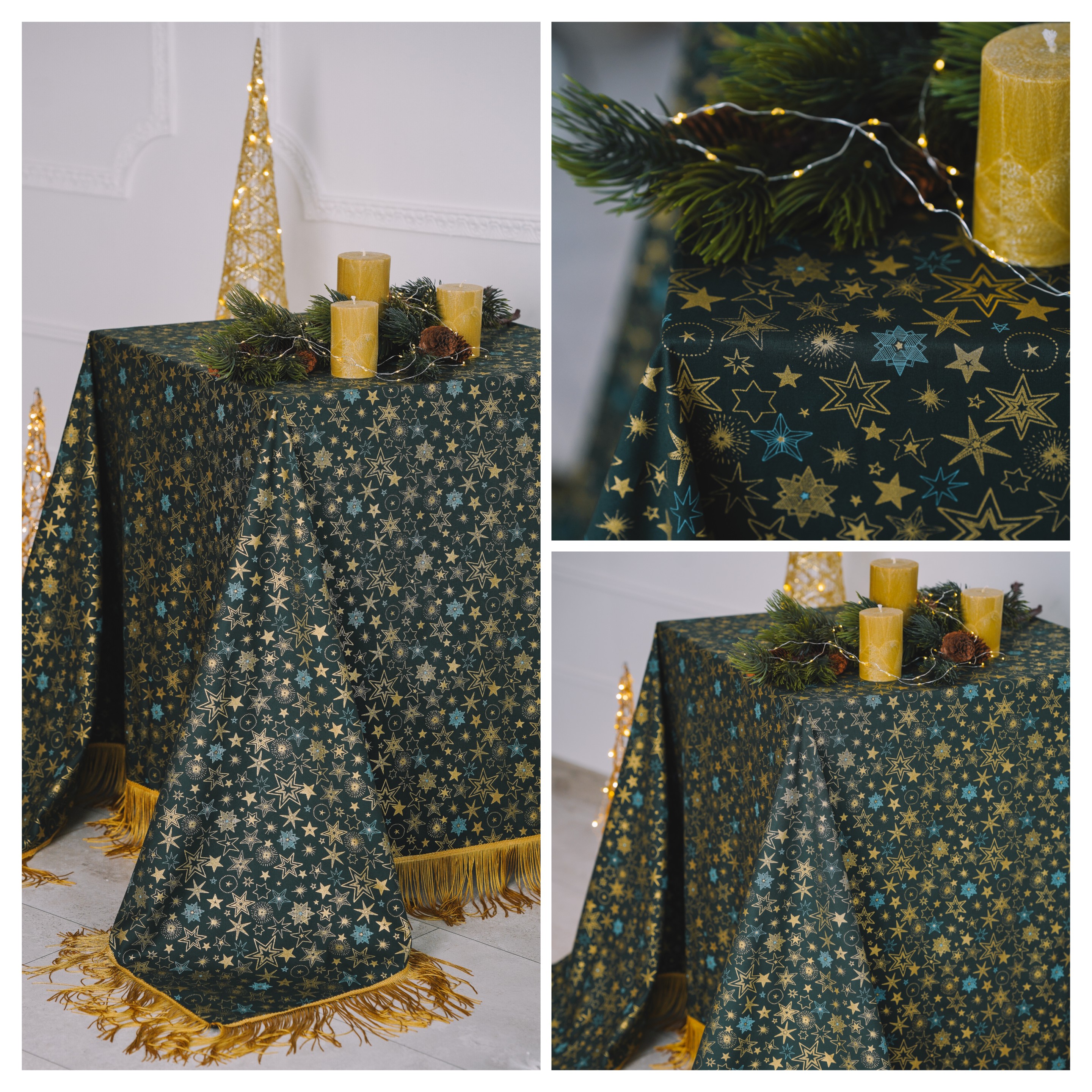 Šventinė staltiesė "NAUJAMETINĖ NAKTIS"