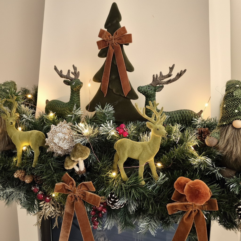 Miško žalumos rotango elnias (1 vnt.)