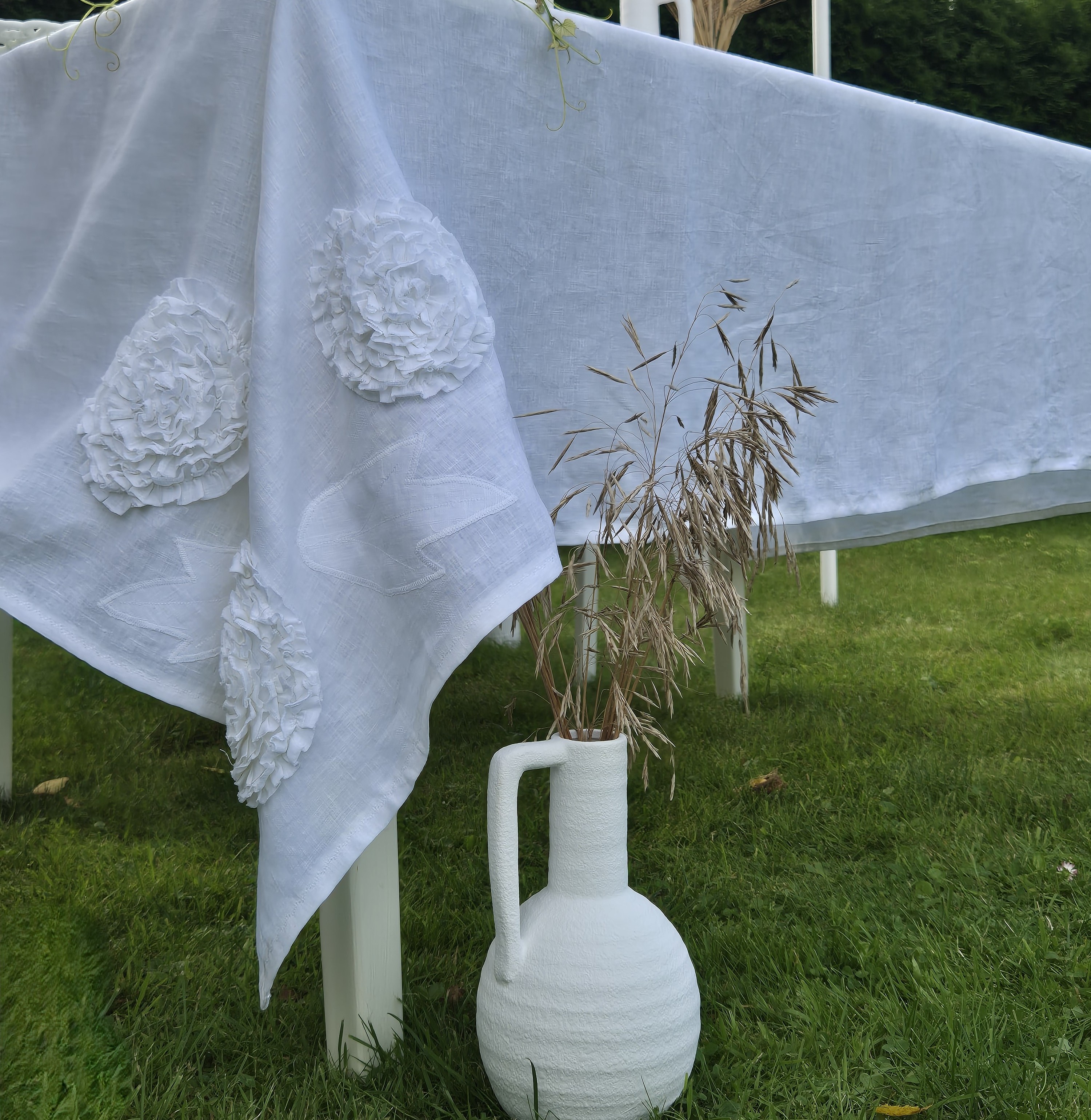 Išskirtinė lininė staltiesė "KRETA"