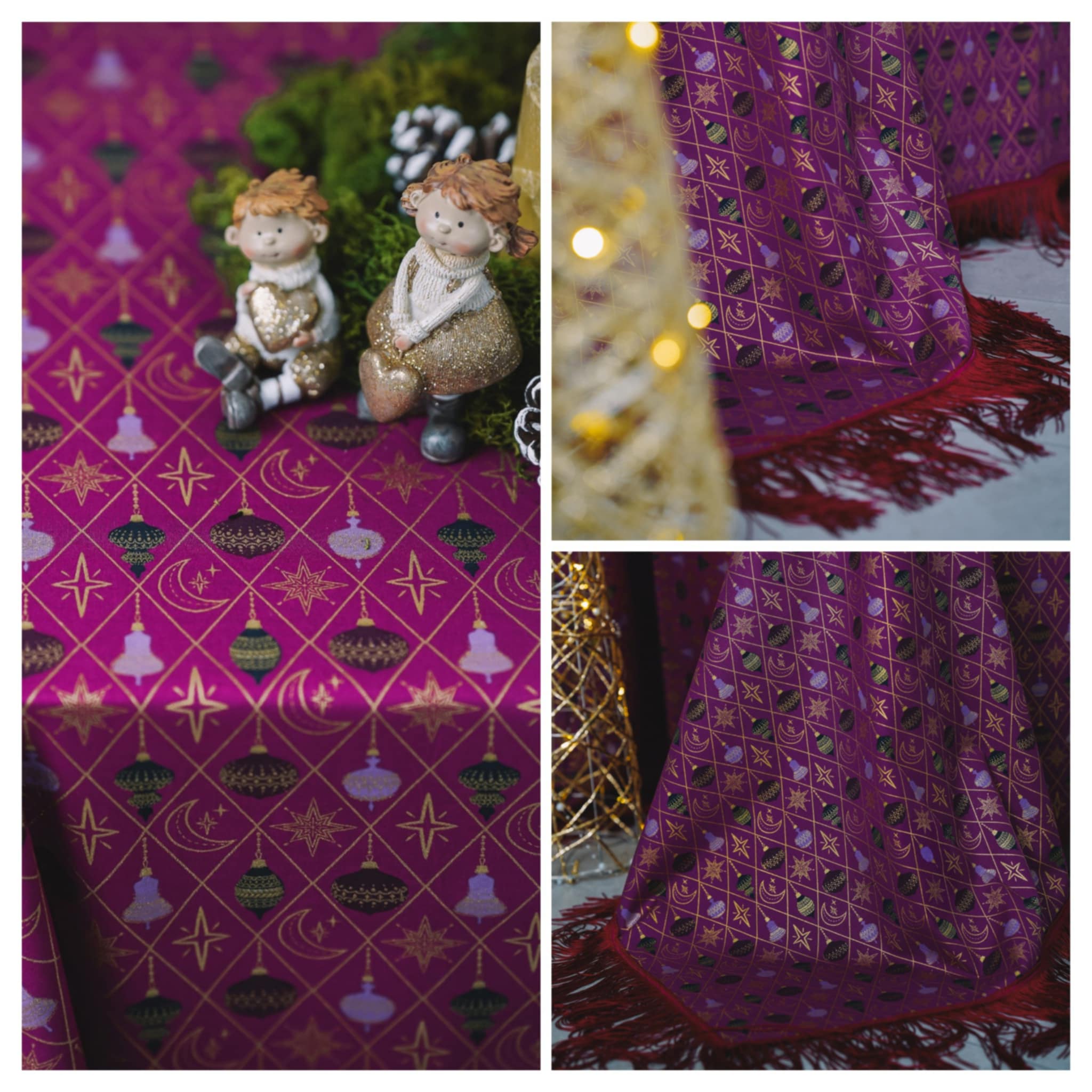 Šventinė staltiesė "KALĖDŲ STEBUKLAS"