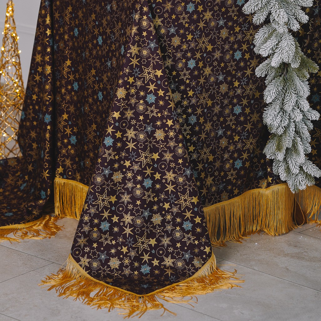 Šventinė staltiesė "AUKSINIS ŽVAIGŽDYNAS"