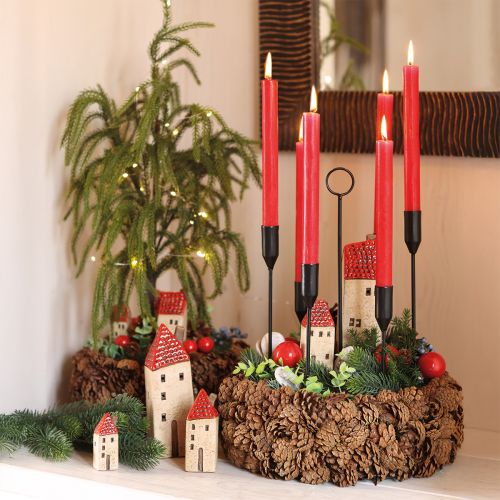 Metalinė 6 vietų žvakidė