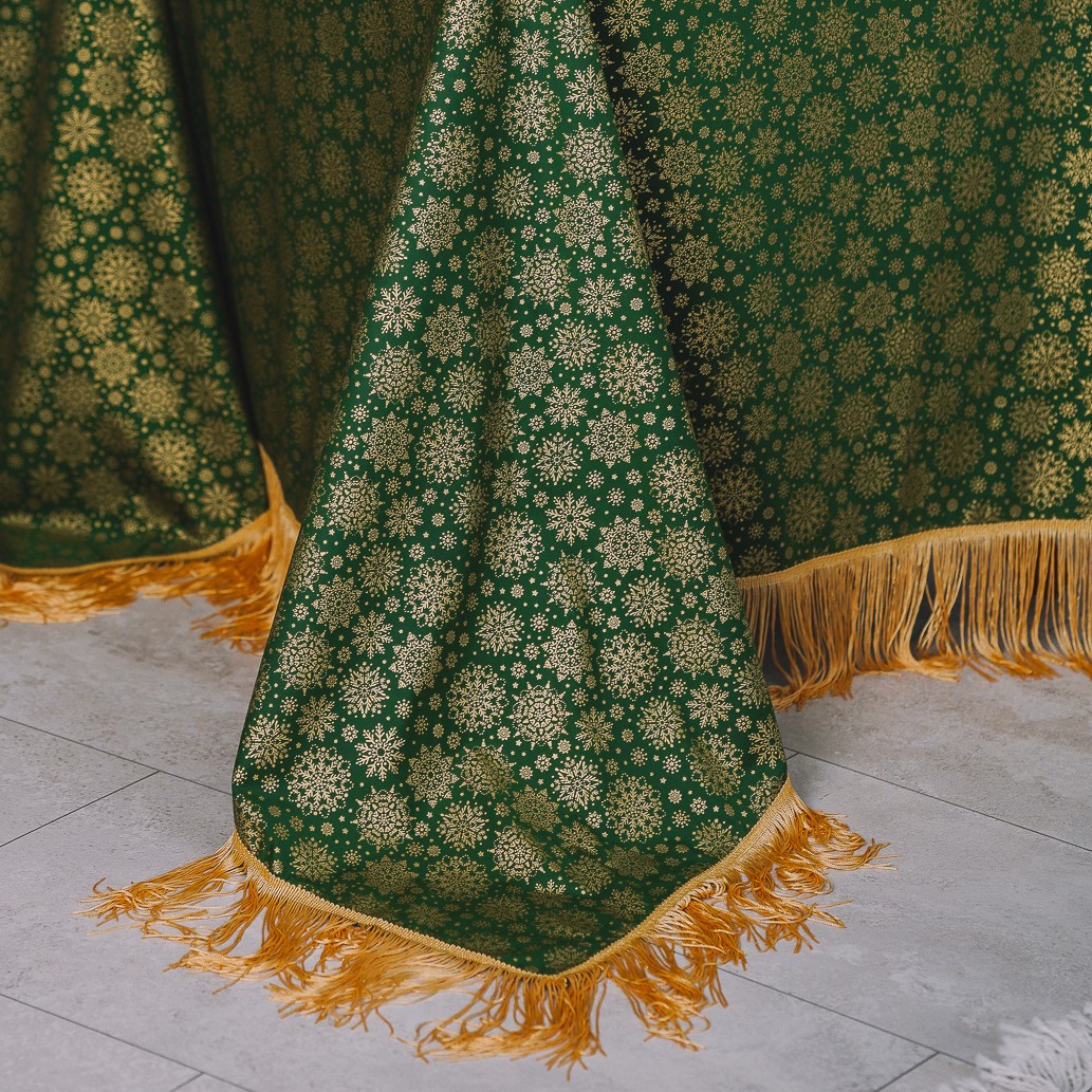 Šventinė staltiesė "SMARAGDINIS VAKARAS"