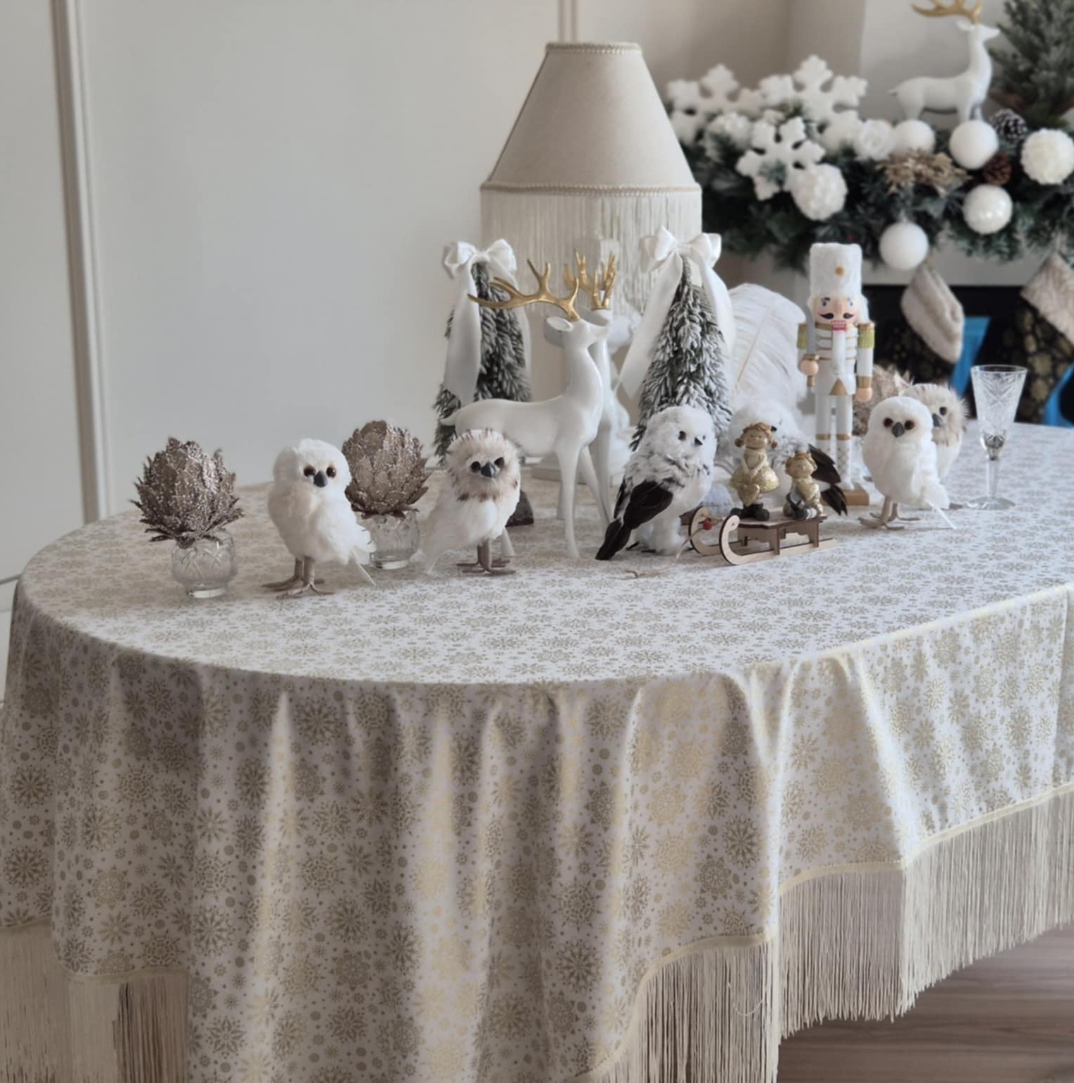 Kalėdinė staltiesė "ŽIEMOS ŠOKIS"