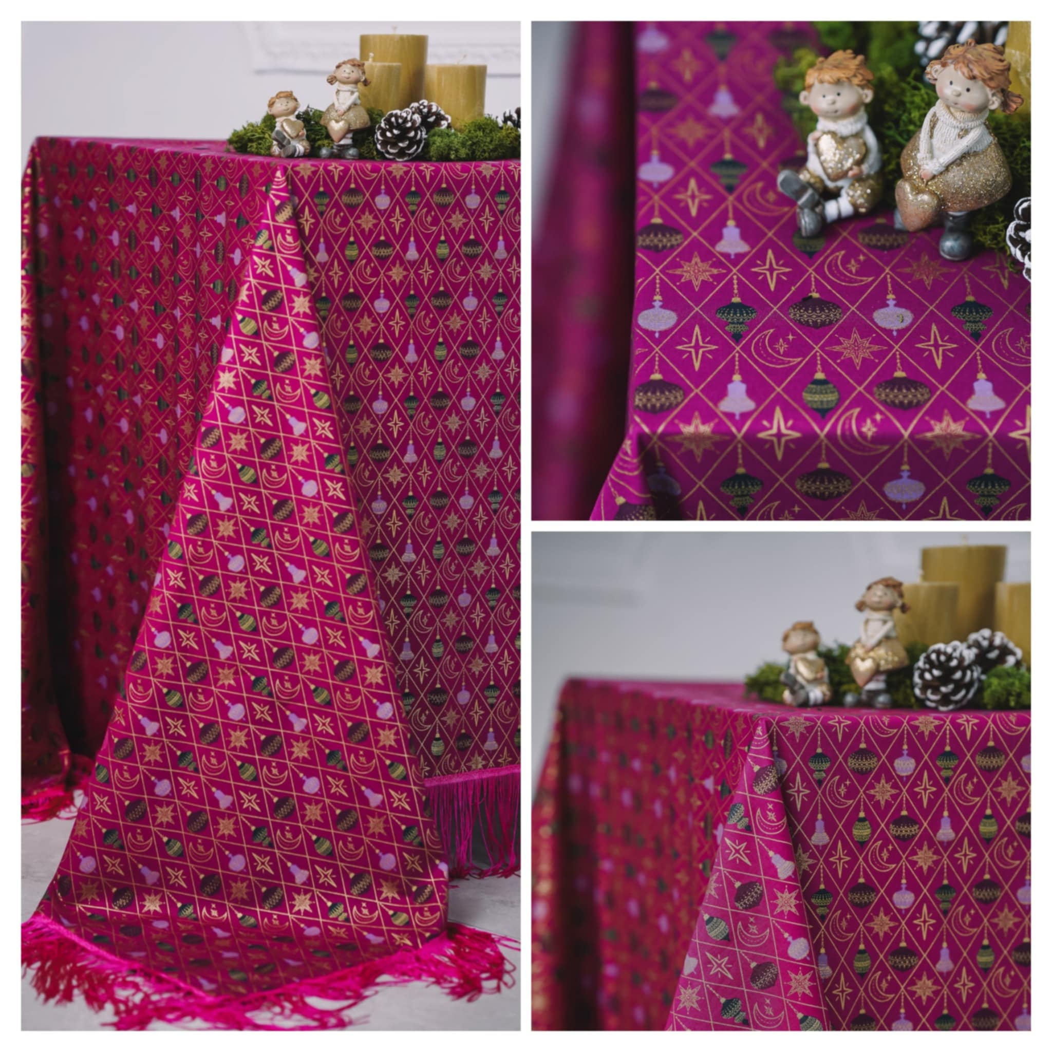 Šventinė staltiesė "KALĖDŲ STEBUKLAS II"