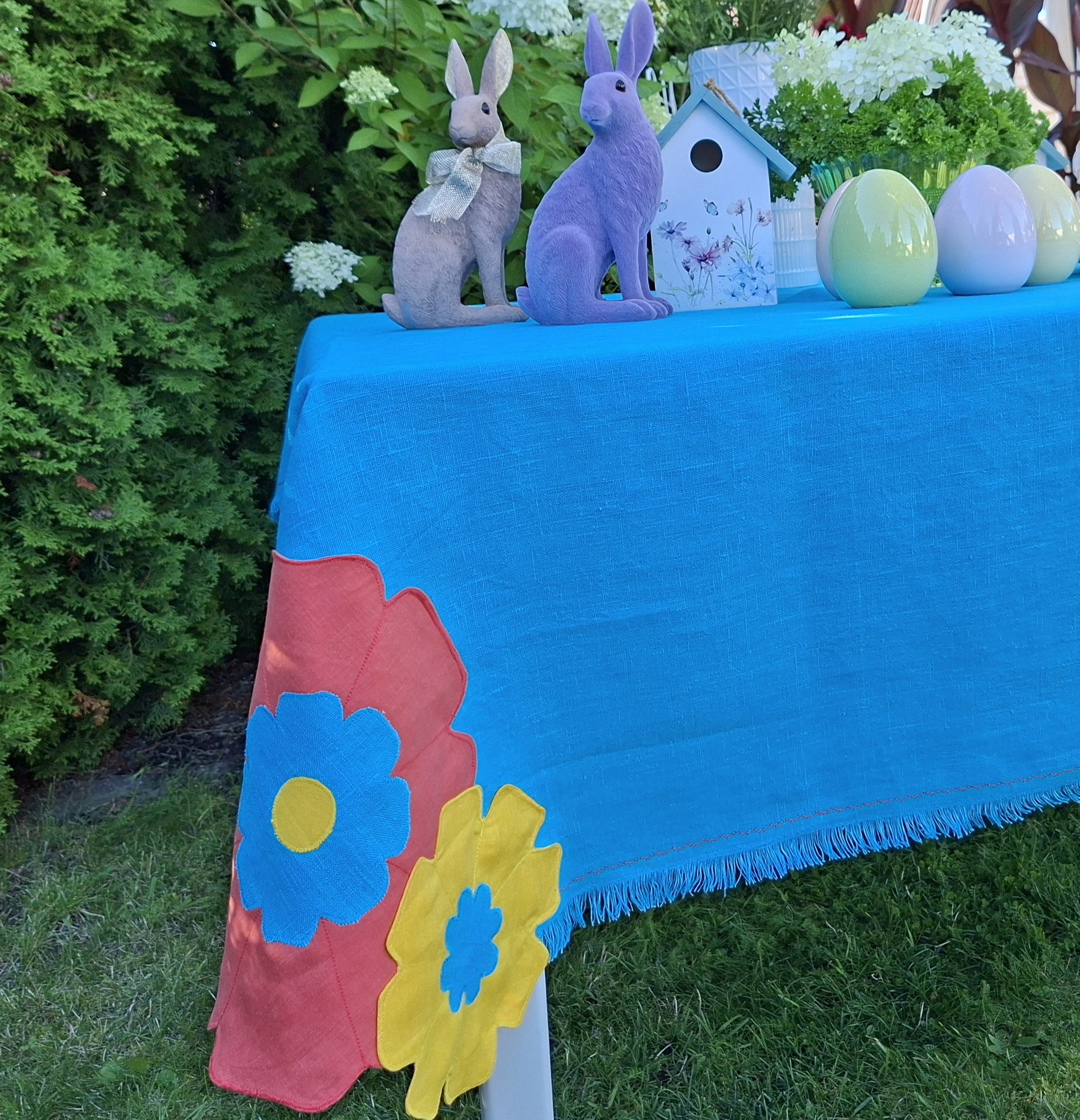 Italijos įkvėpta lininė staltiesė "KOMAS"