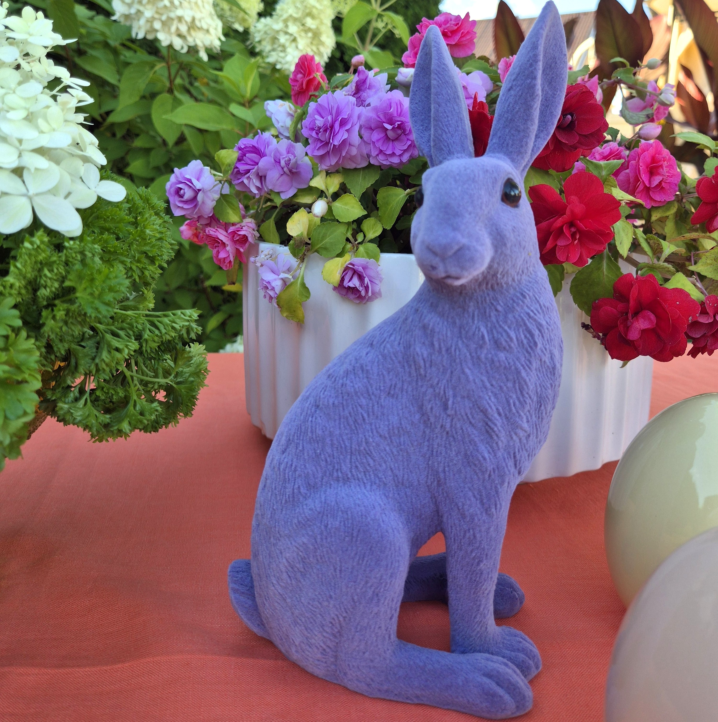 Dekoratyvinis violetinis kiškis (1 vnt.)