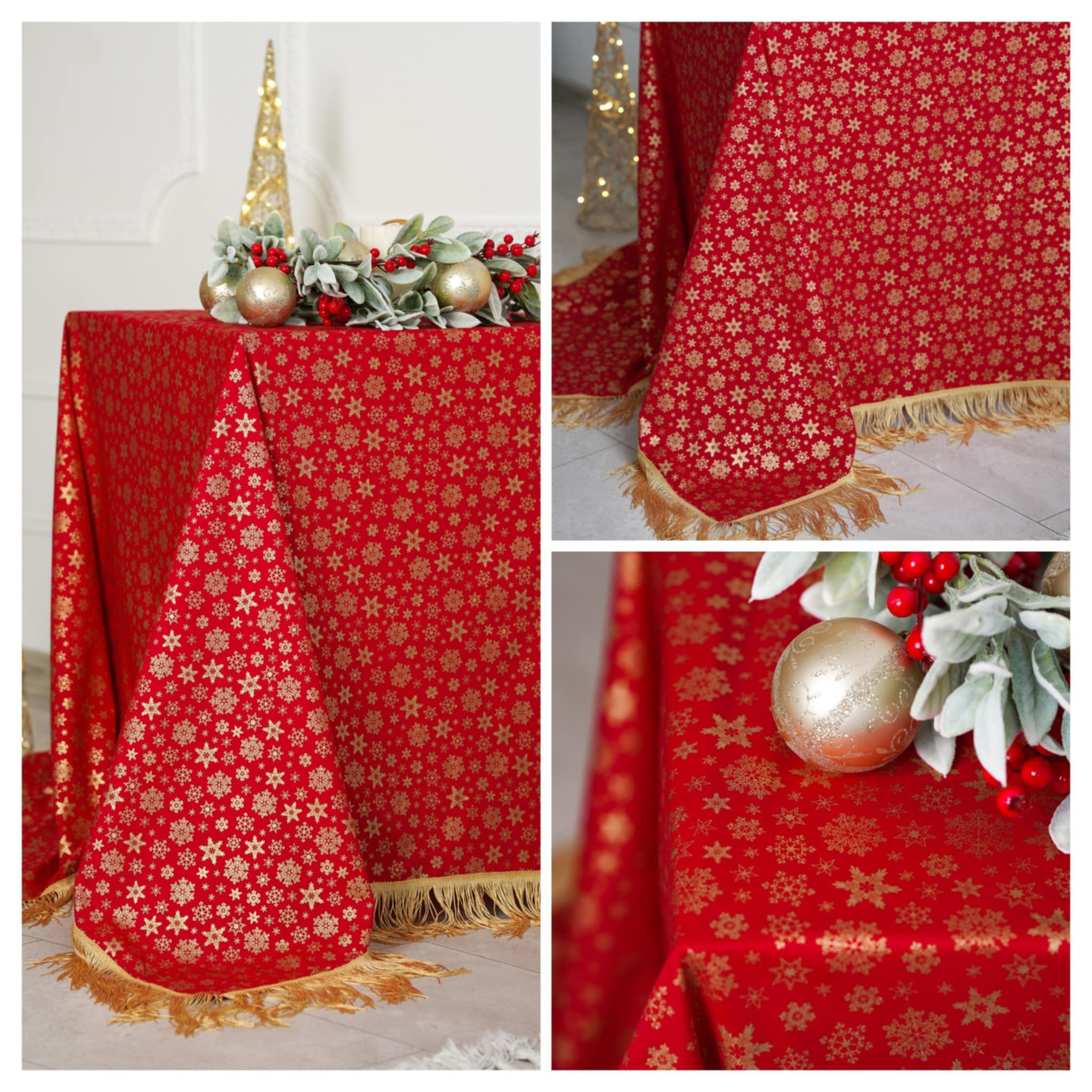 Šventinė staltiesė "KALĖDŲ DŽIAUGSMAS"