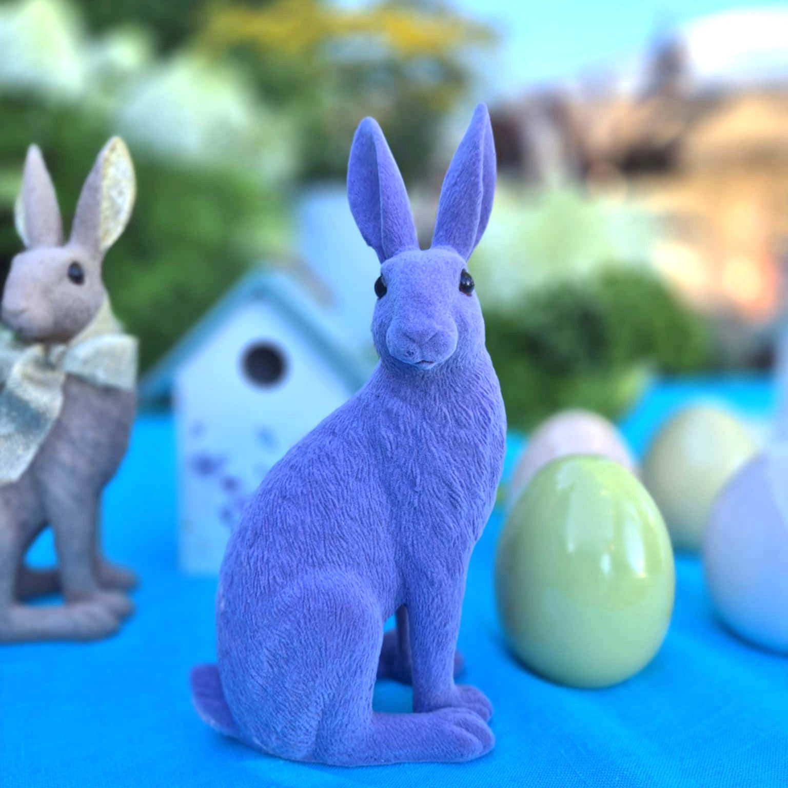 Dekoratyvinis violetinis kiškis (1 vnt.)