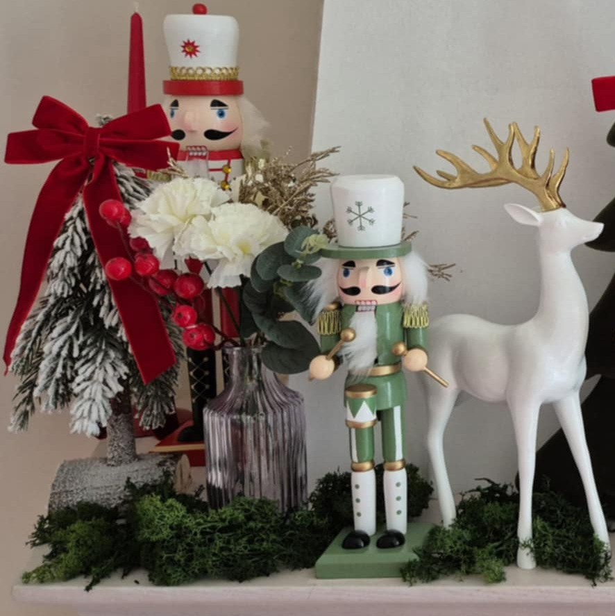 Žalias Kalėdinis spragtukas (1 vnt.)