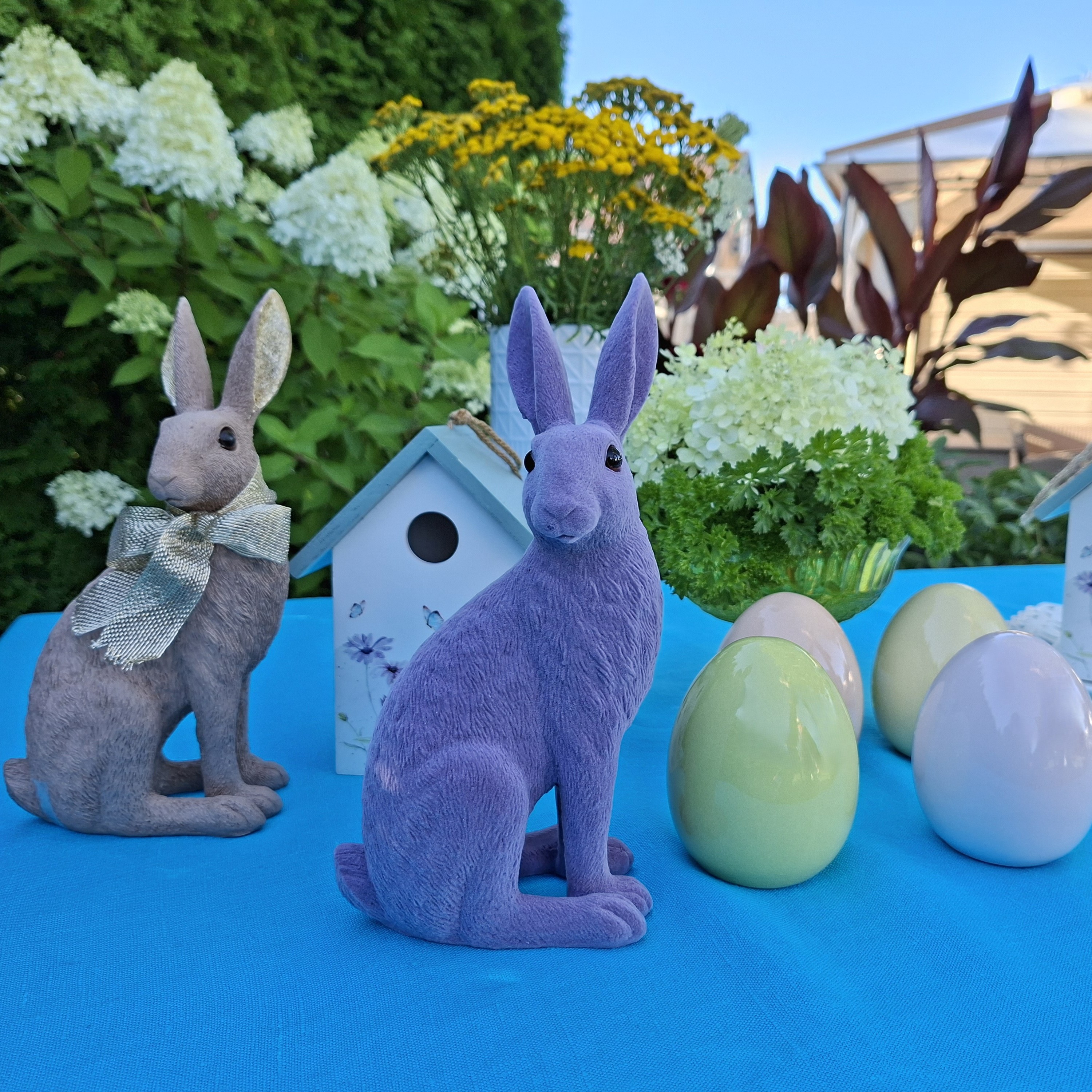 Dekoratyvinis violetinis kiškis (1 vnt.)