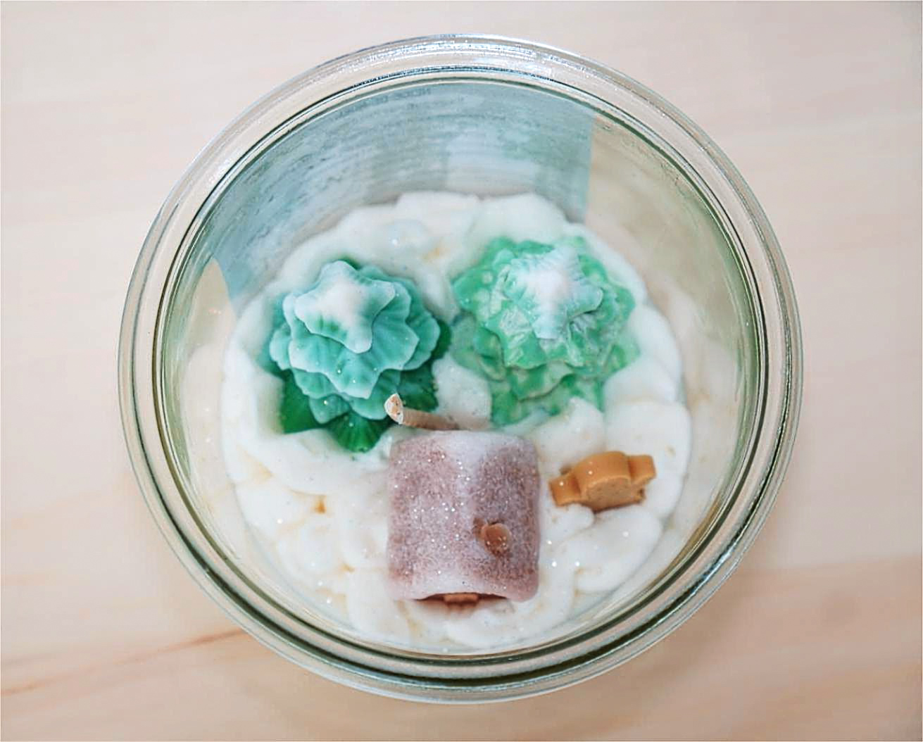 Bougie Neige de Noël