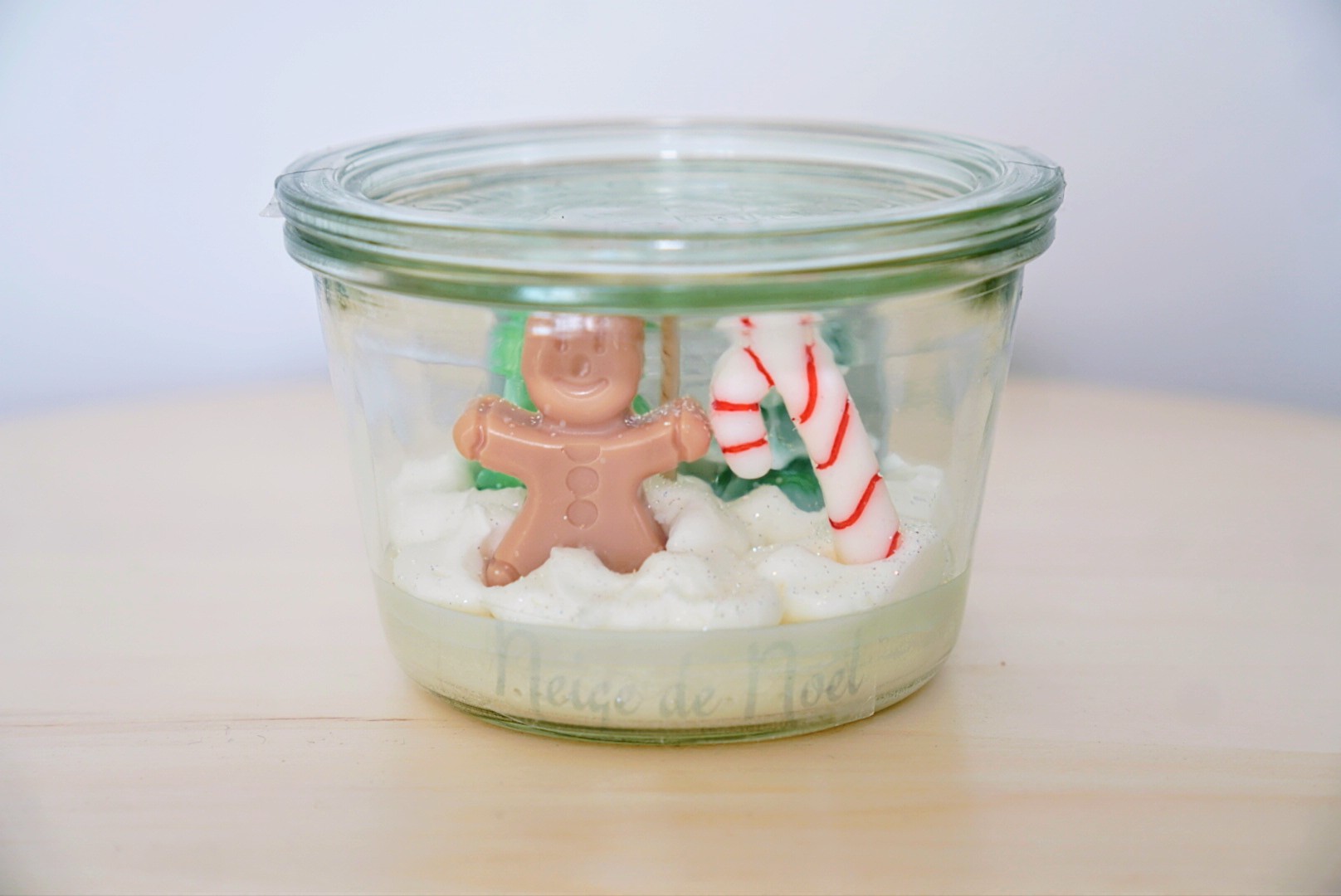 Bougie Neige de Noël