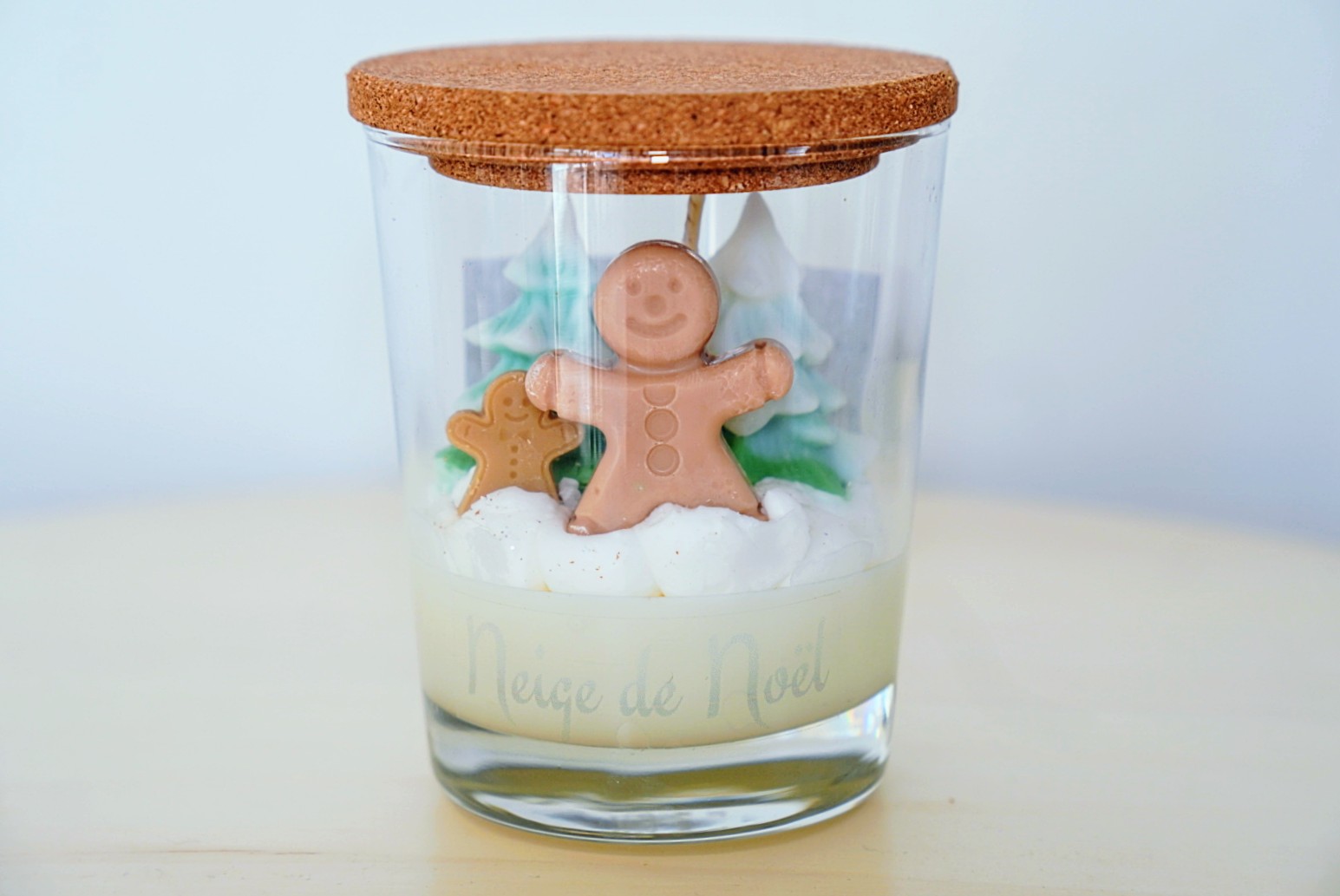 Bougie Neige de Noël