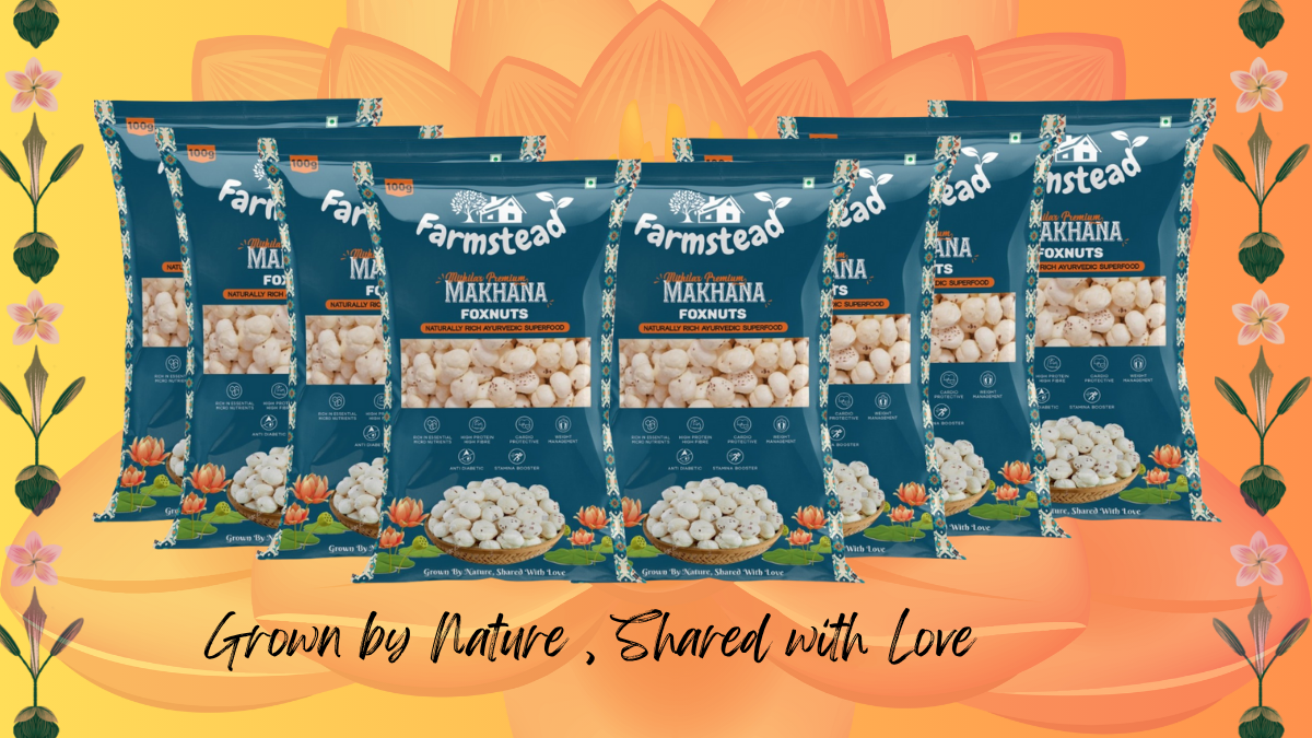 Farmstead JUMBO MAKHANA 200g (Pack of 1) ||XL Size || Fit for Fasting ||Fox Nuts ||