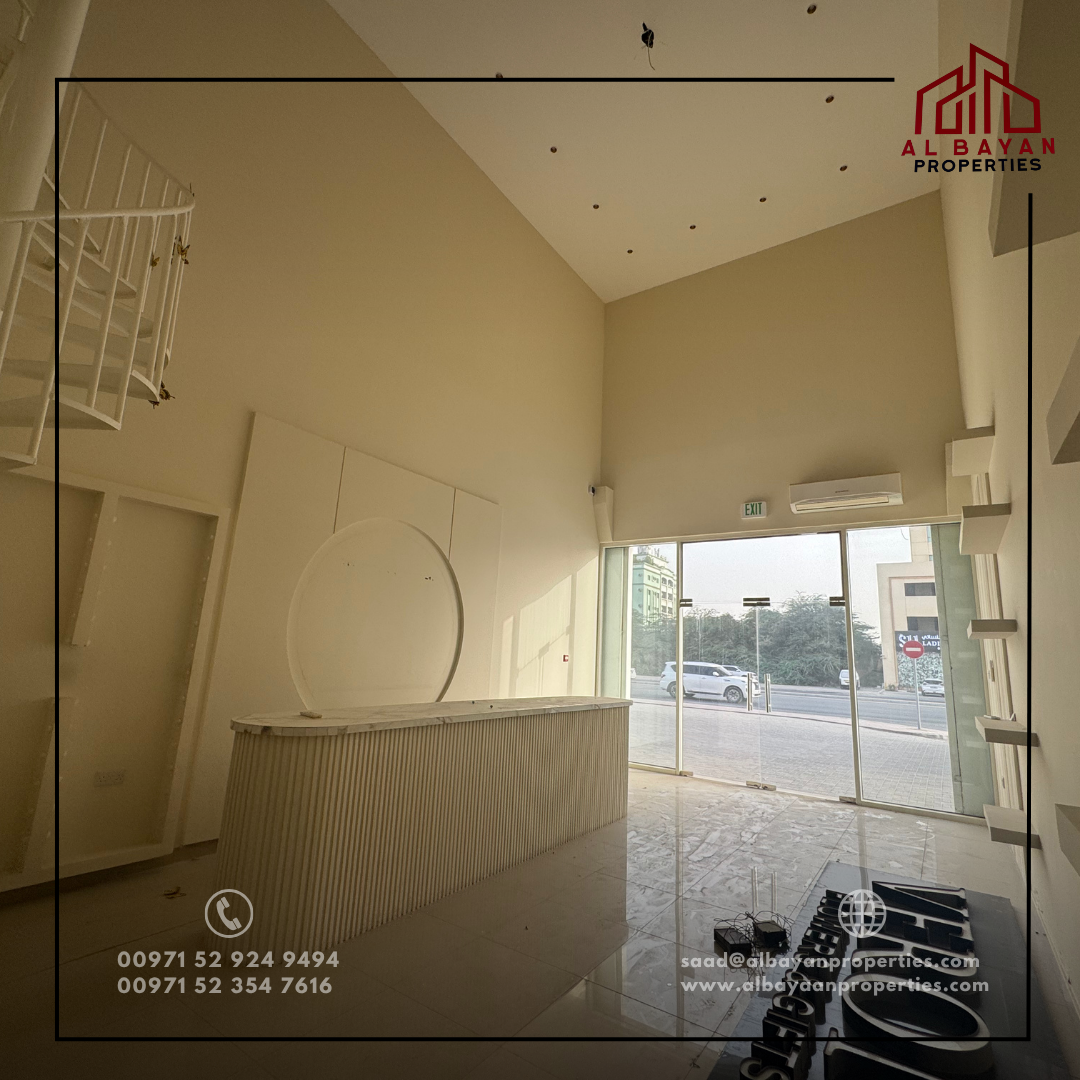 Main Road Frontage Shop | High Visibility | Al Qussaidat
