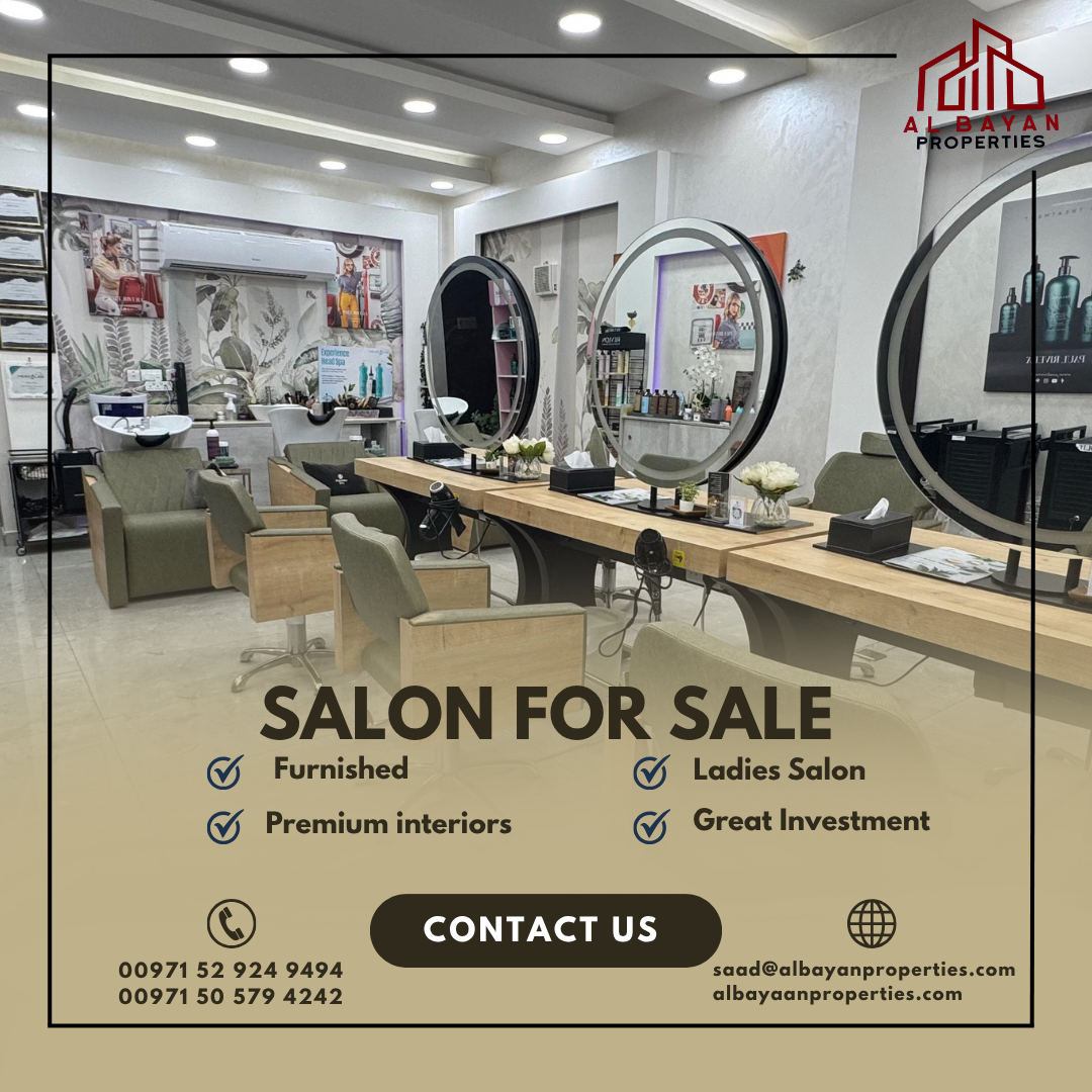 Prime Ladies Salon for Sale – Fully Equipped | Al Riffa
