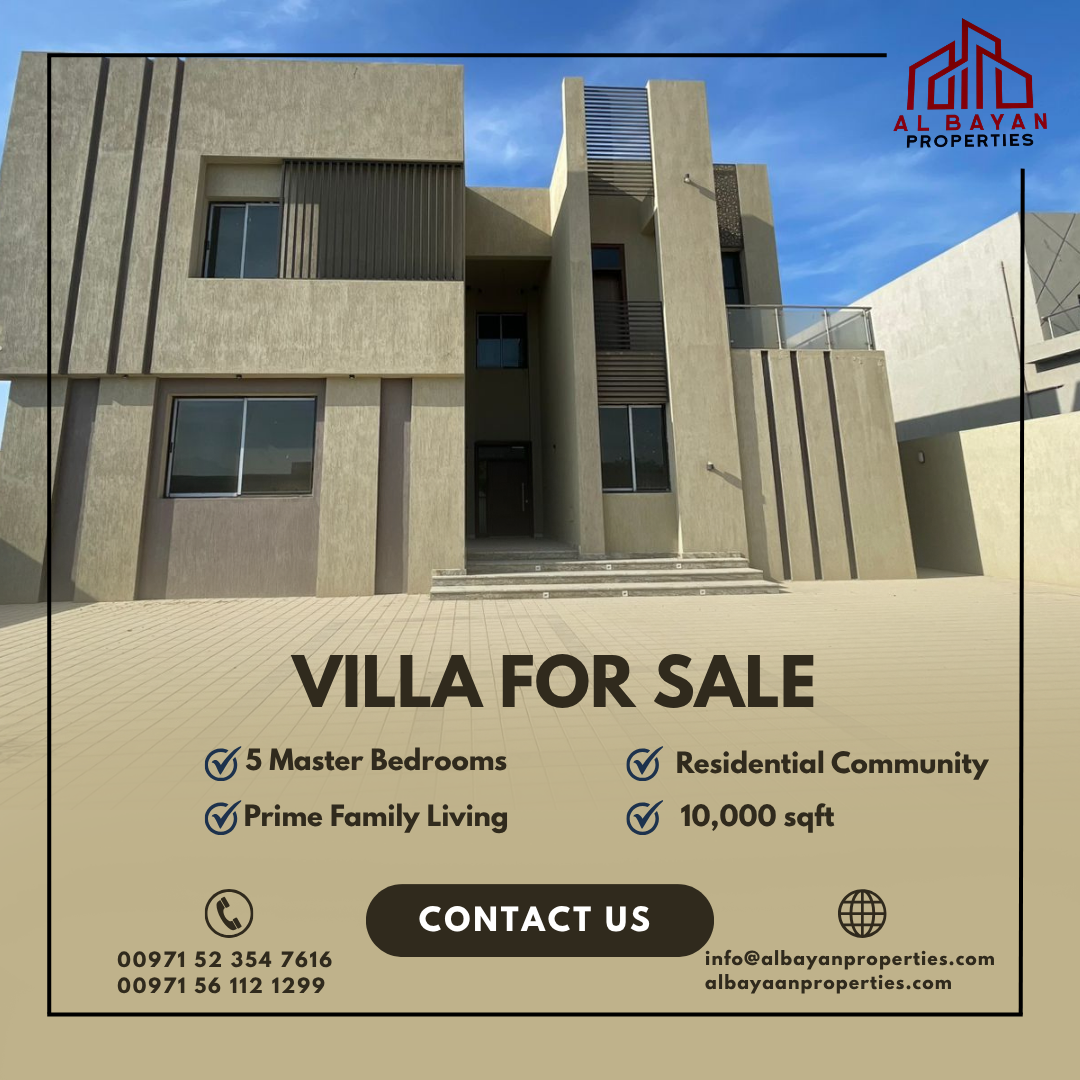 🏡 Luxury Villa for Sale in Seih Al Qusaidat | Prime Family Living