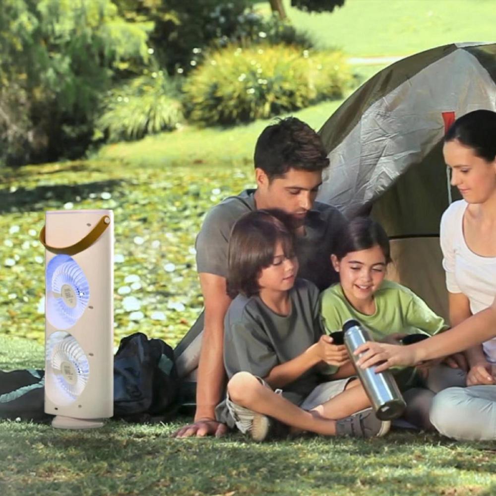 Double Ended Cooling Mister Fan Spray Mist Fan USB Rechargeable Handheld Portable Mini Fan USB Electric Fan LED Night .