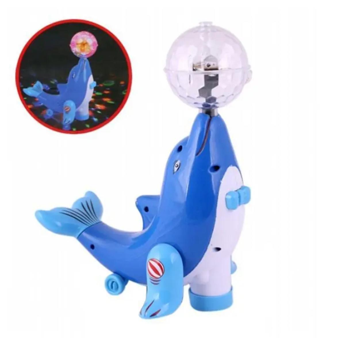 Dolphin toy with light and music