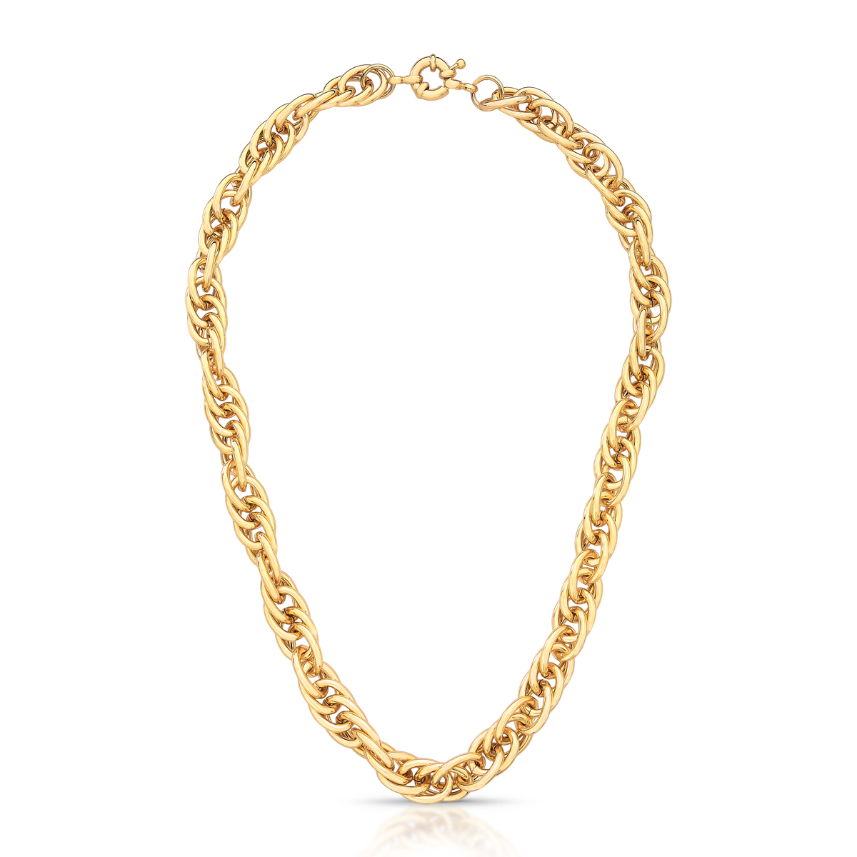 Colar banhado a ouro