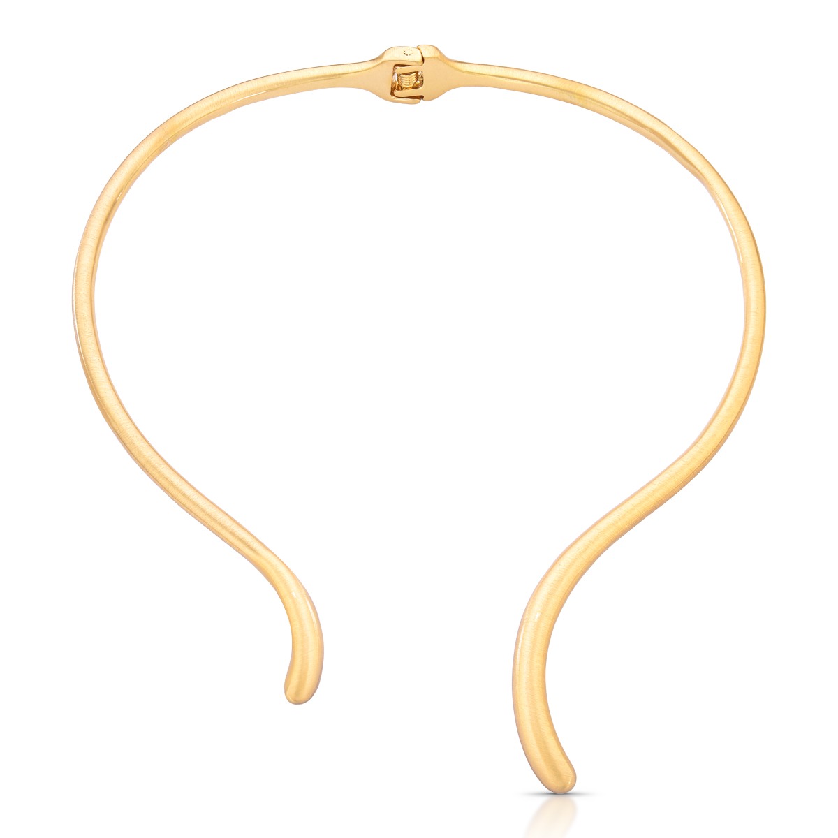 Colar rígido dourado