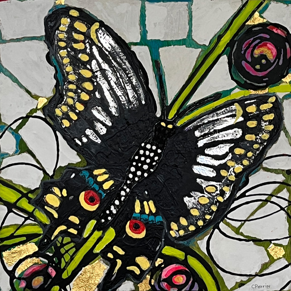 Black Swallow Tail Butterfly