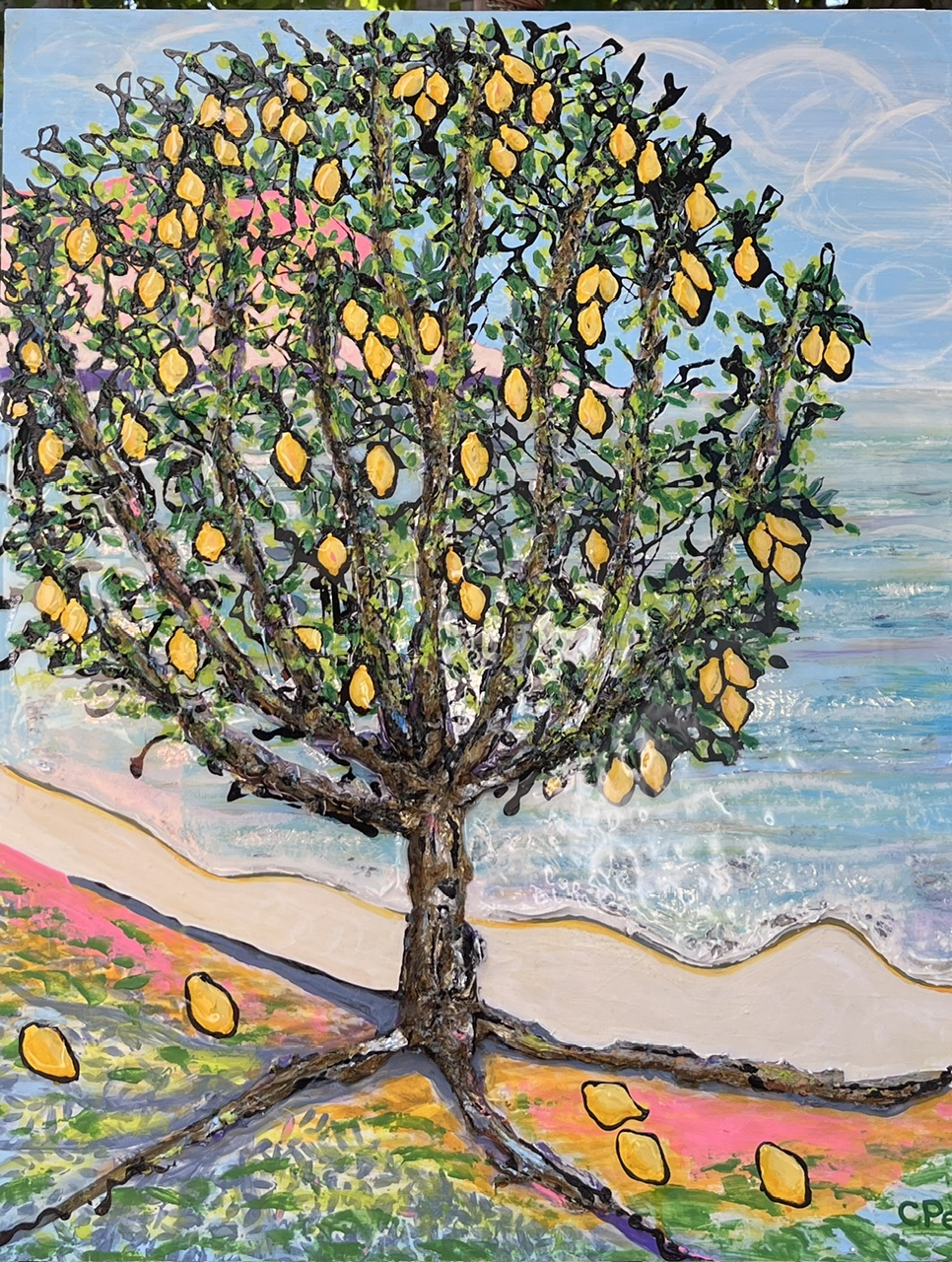 Lemon Tree by the Sea